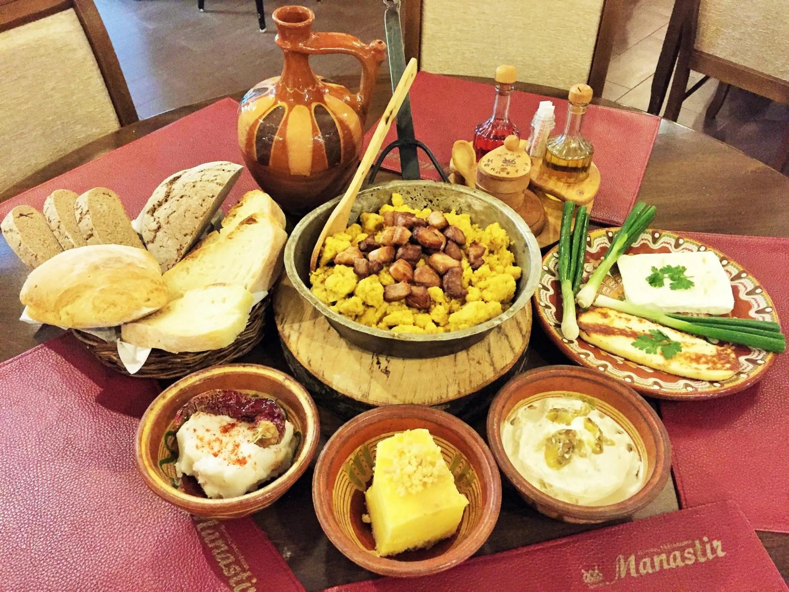 Dinner in Hotel Manastir Berovo