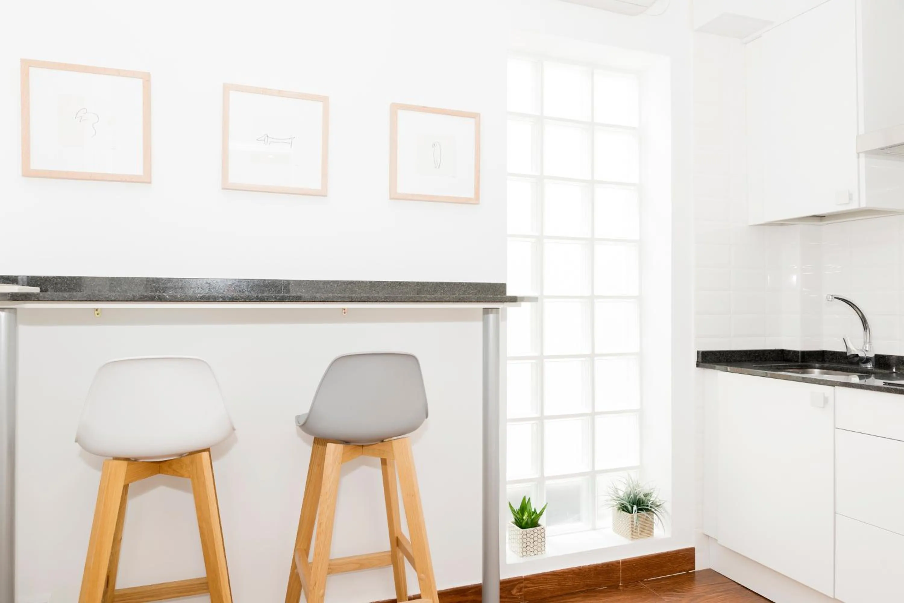 Kitchen or kitchenette in Apartamentos Sabinas El Pilar