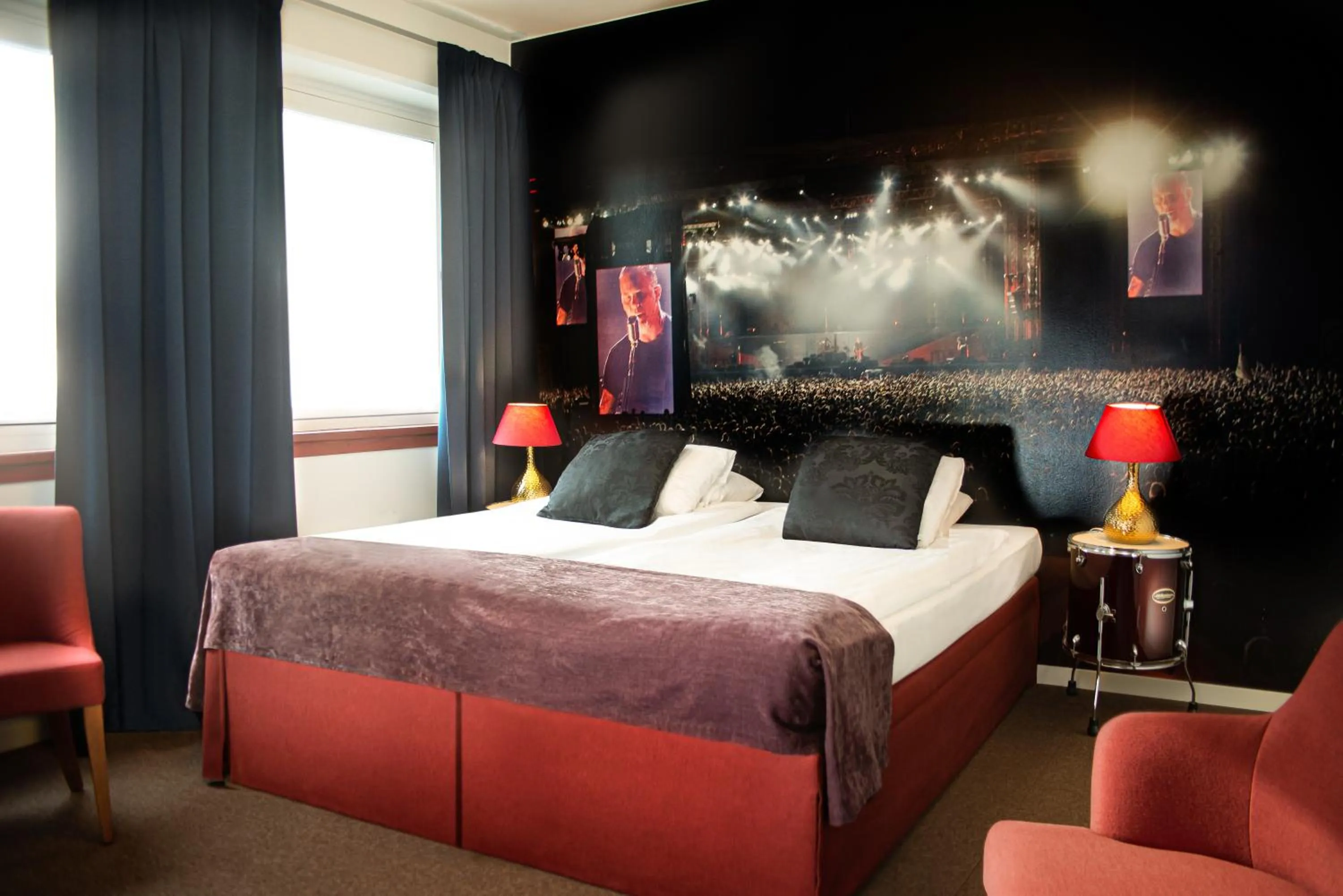 Bed in Hotell Hulingen