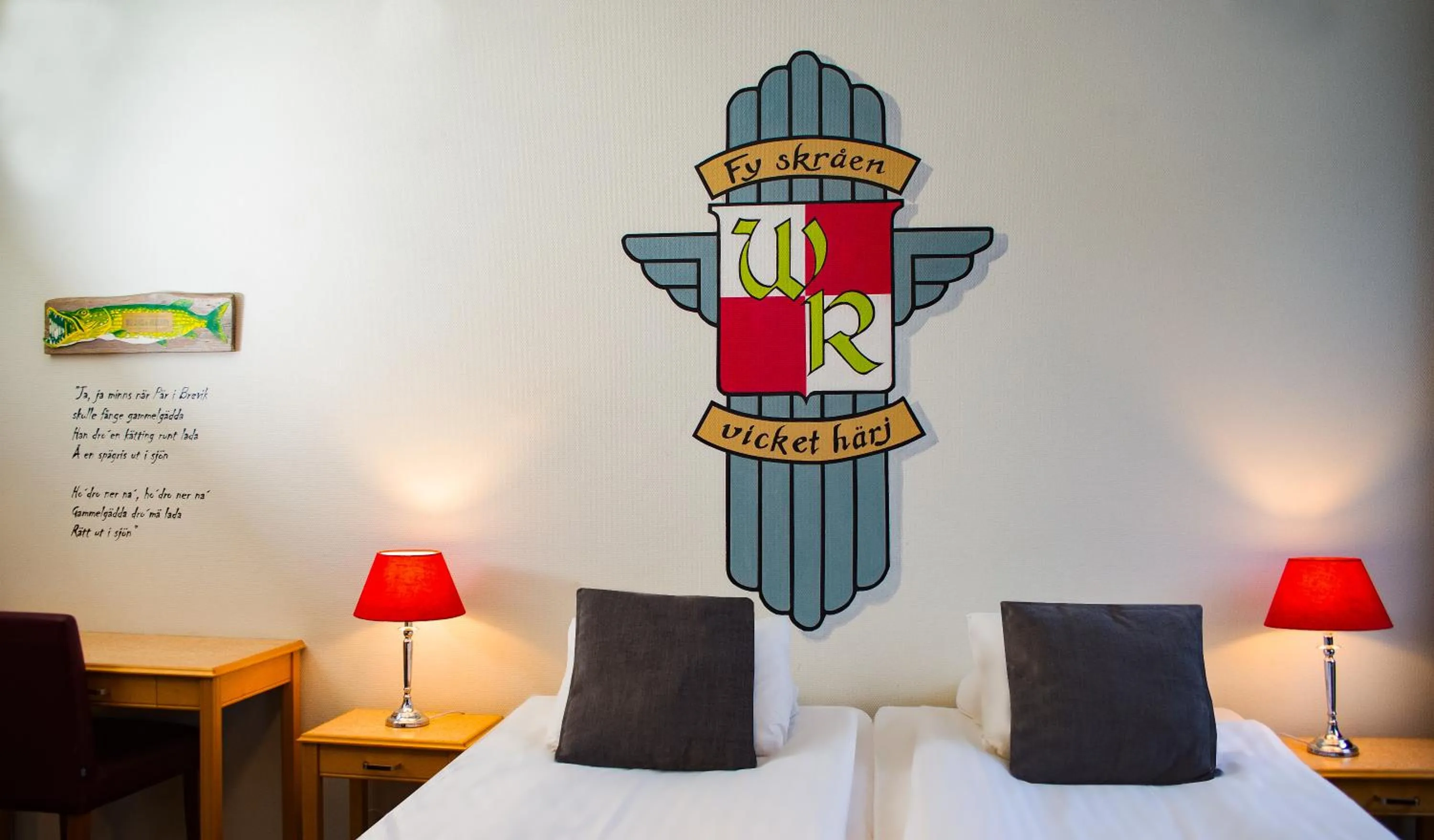 Bed in Hotell Hulingen