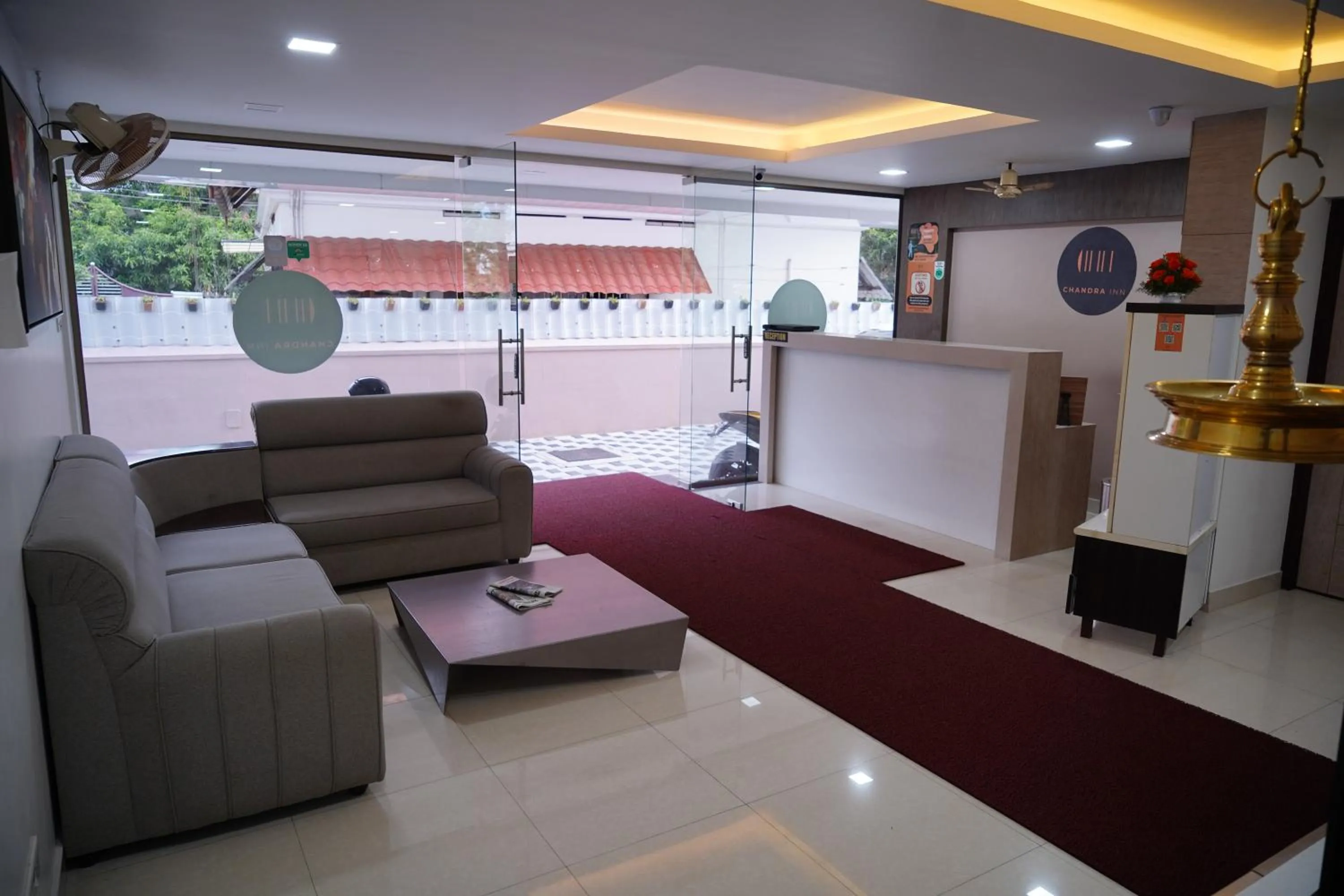Lobby or reception in Chandra Inn