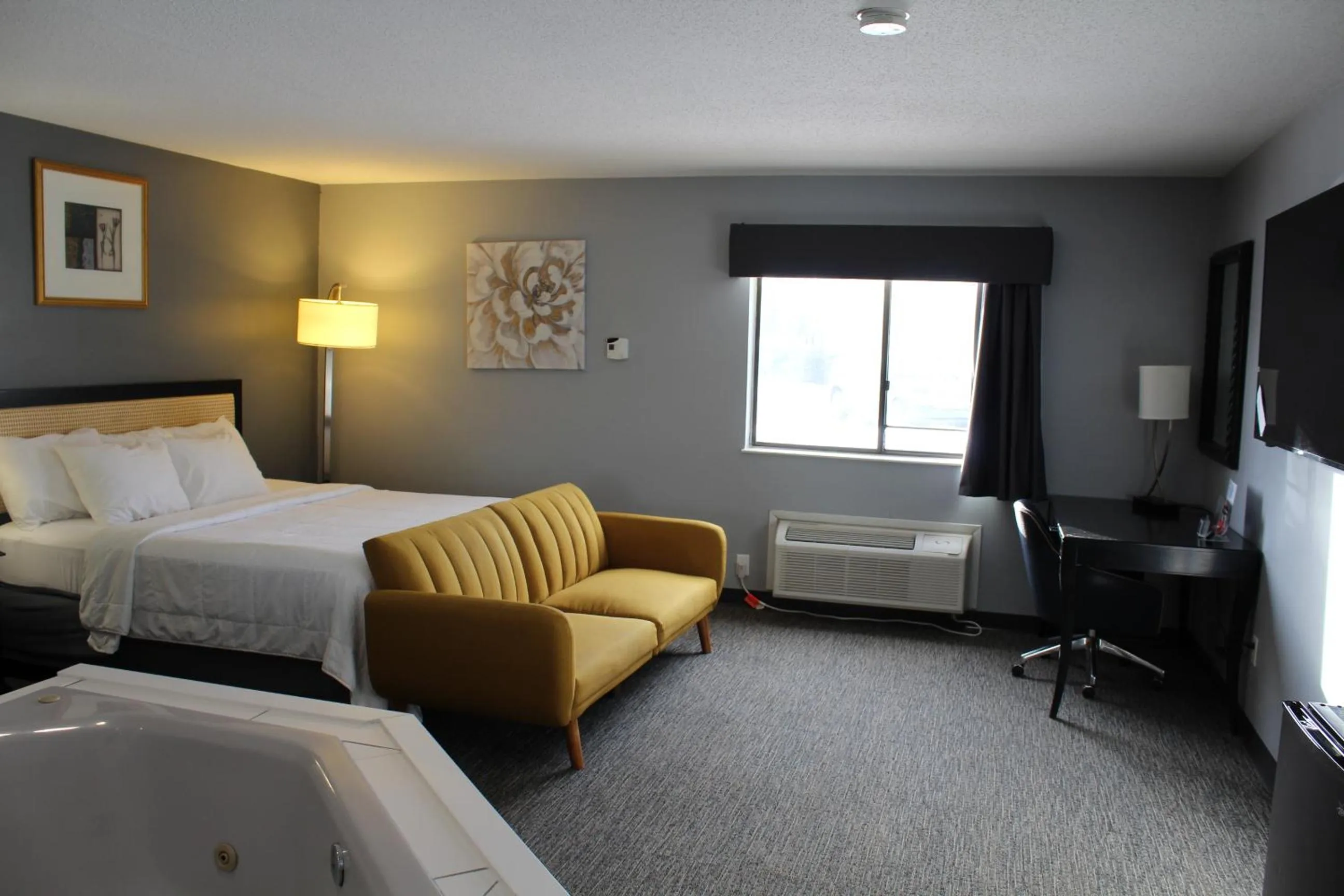 Photo of the whole room, Bed in American Inn and Suites Ionia