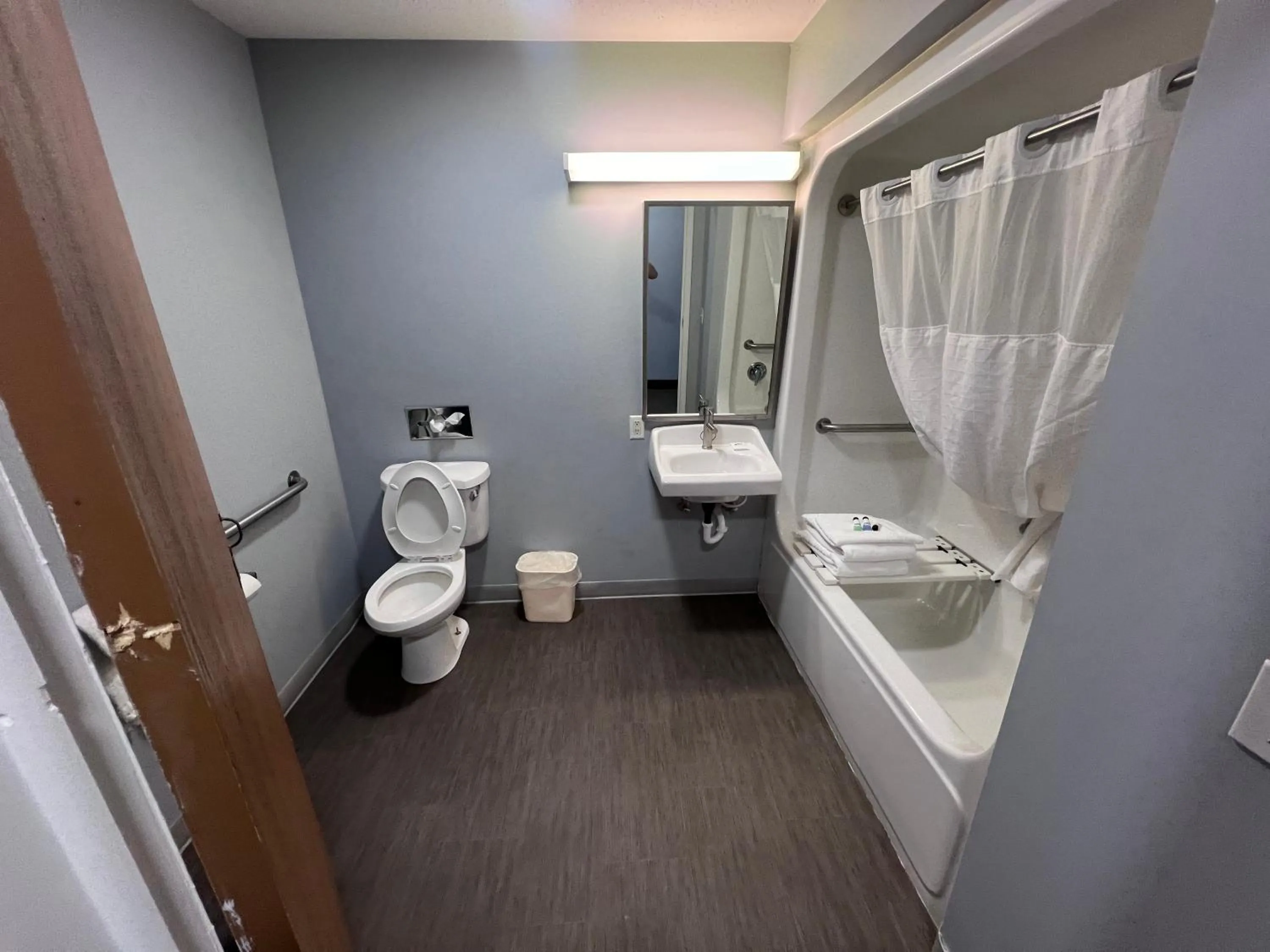 Bathroom in American Inn and Suites Ionia