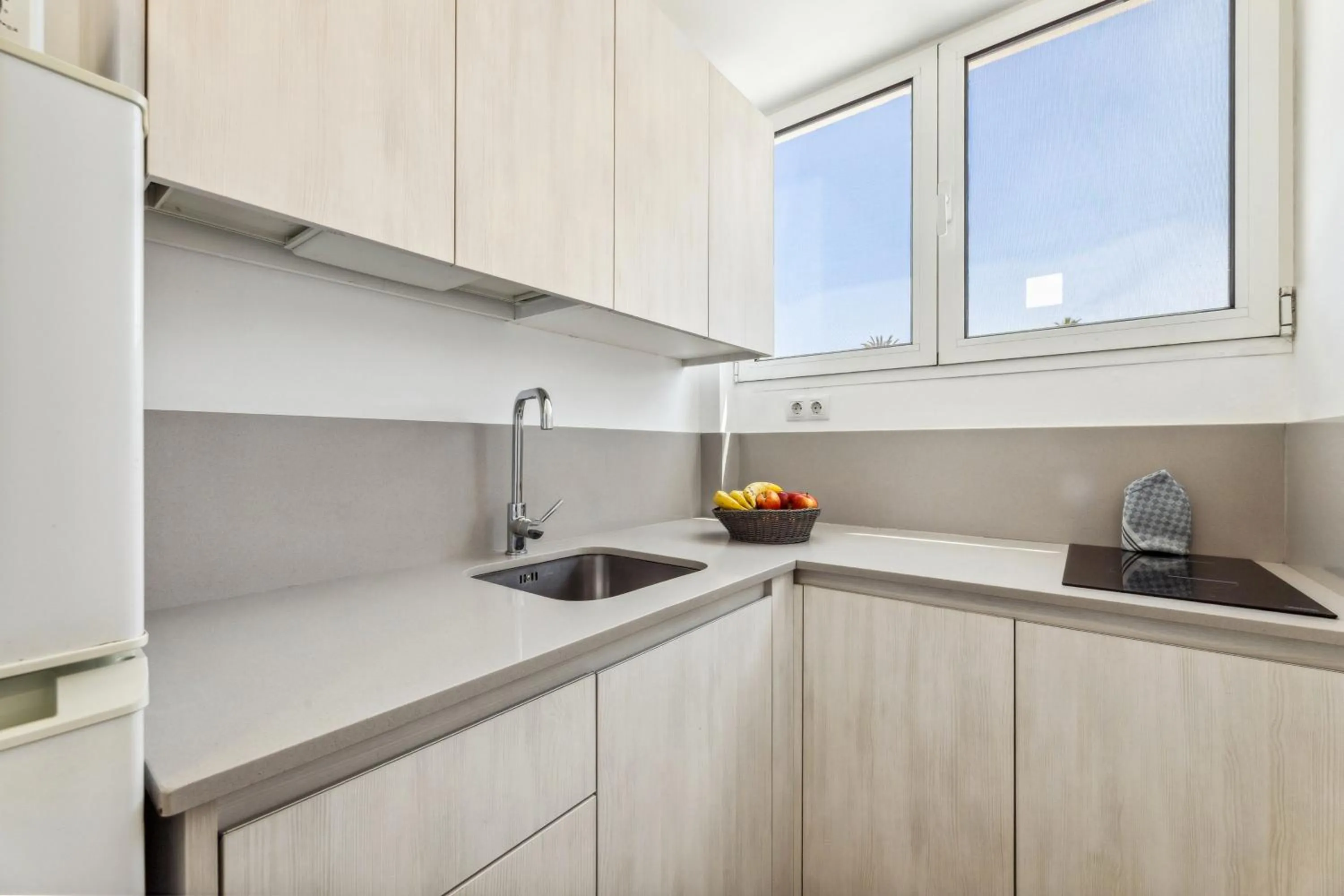 Kitchen or kitchenette in Apartamentos El Capricho