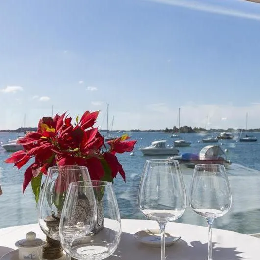 Balcony/Terrace in Hotel Restaurant Les Venetes