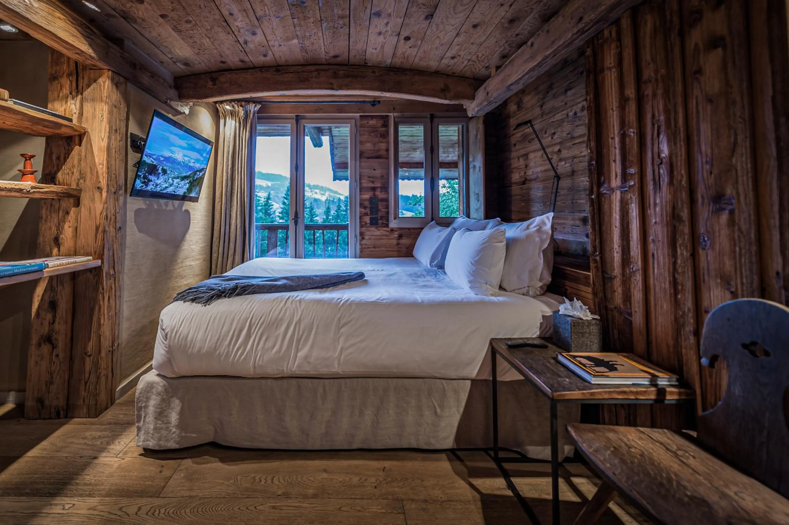 Bedroom, Bed in Zannier Le Chalet