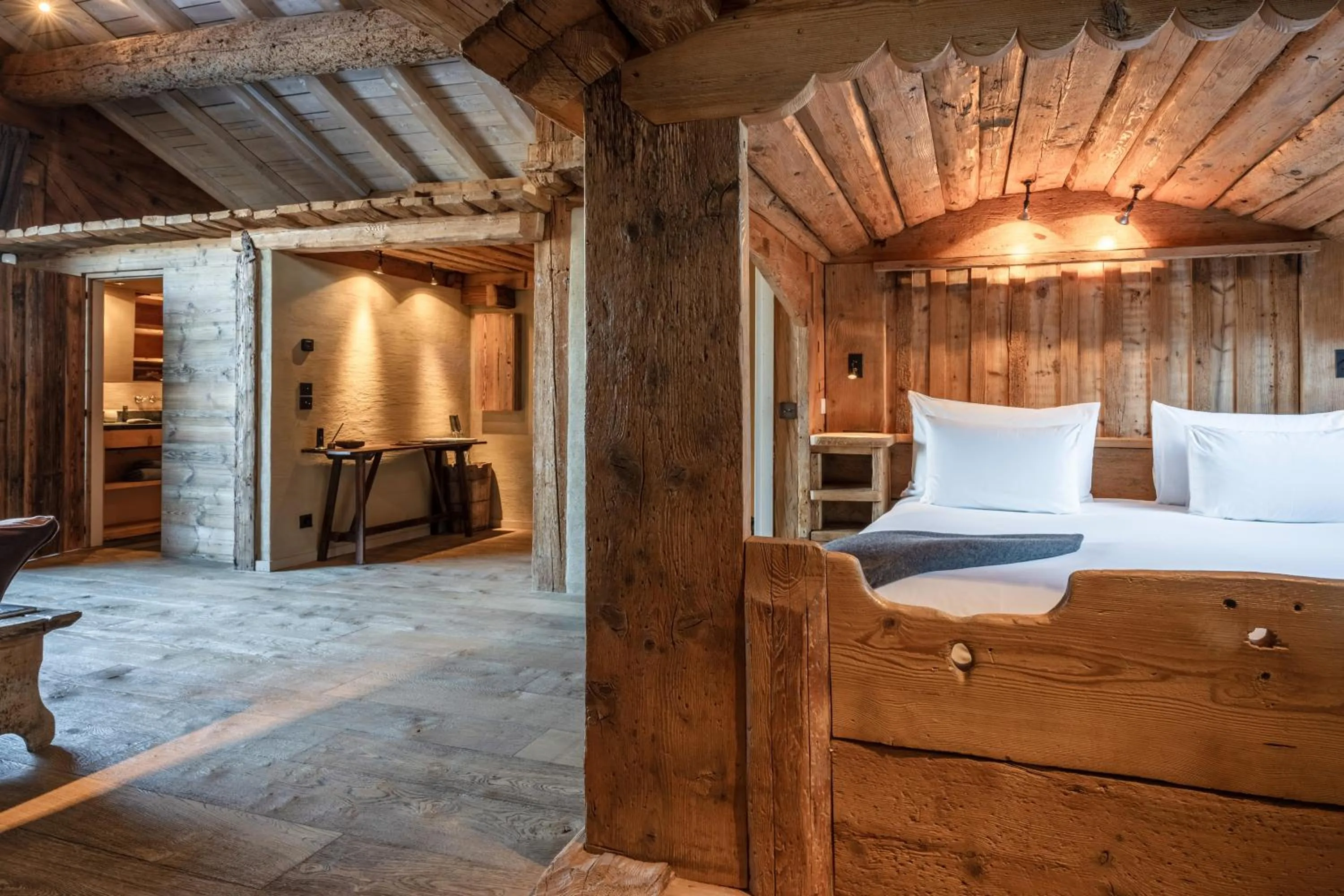 Bedroom, Bed in Zannier Le Chalet