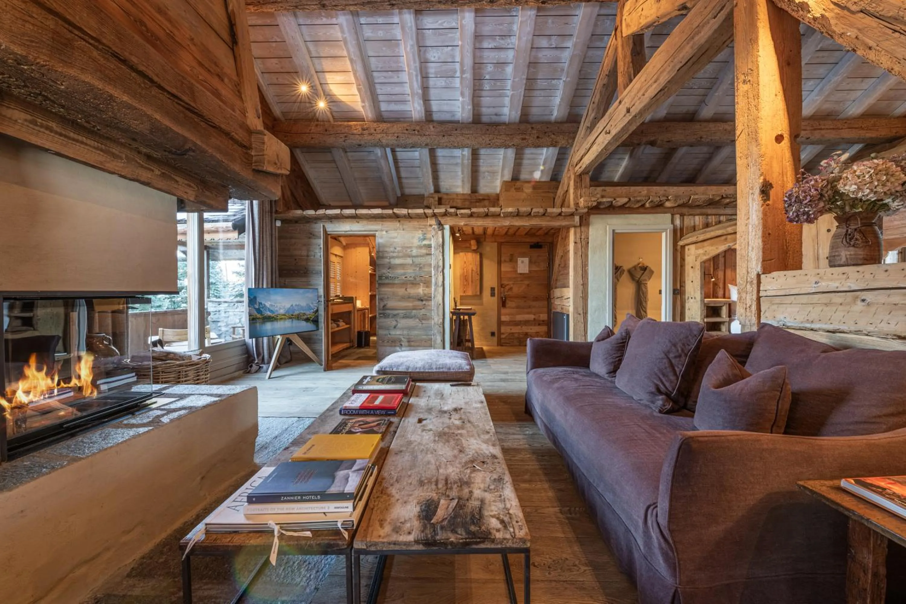 Living room in Zannier Le Chalet