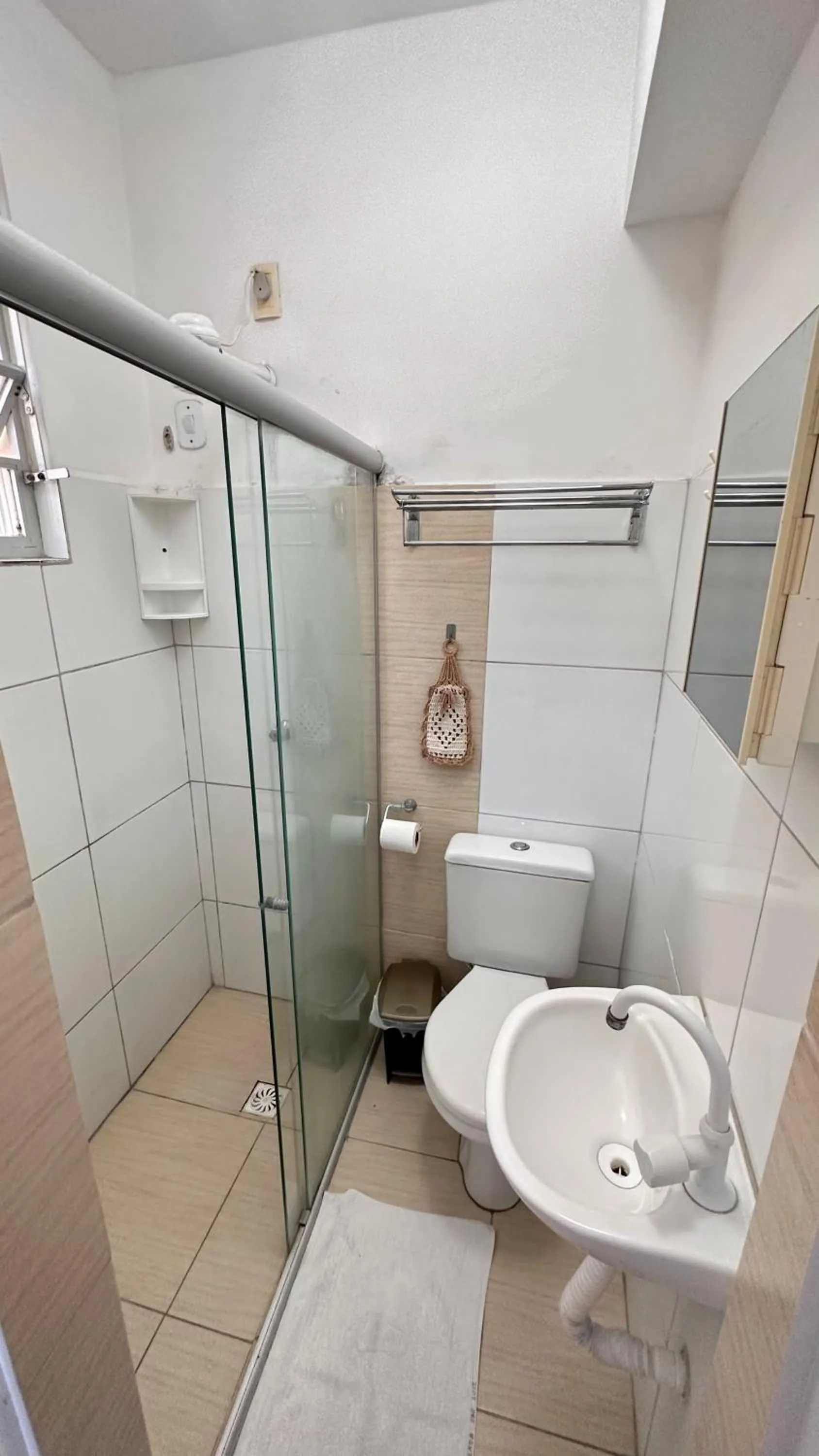 Shower in Pousada São Luiz