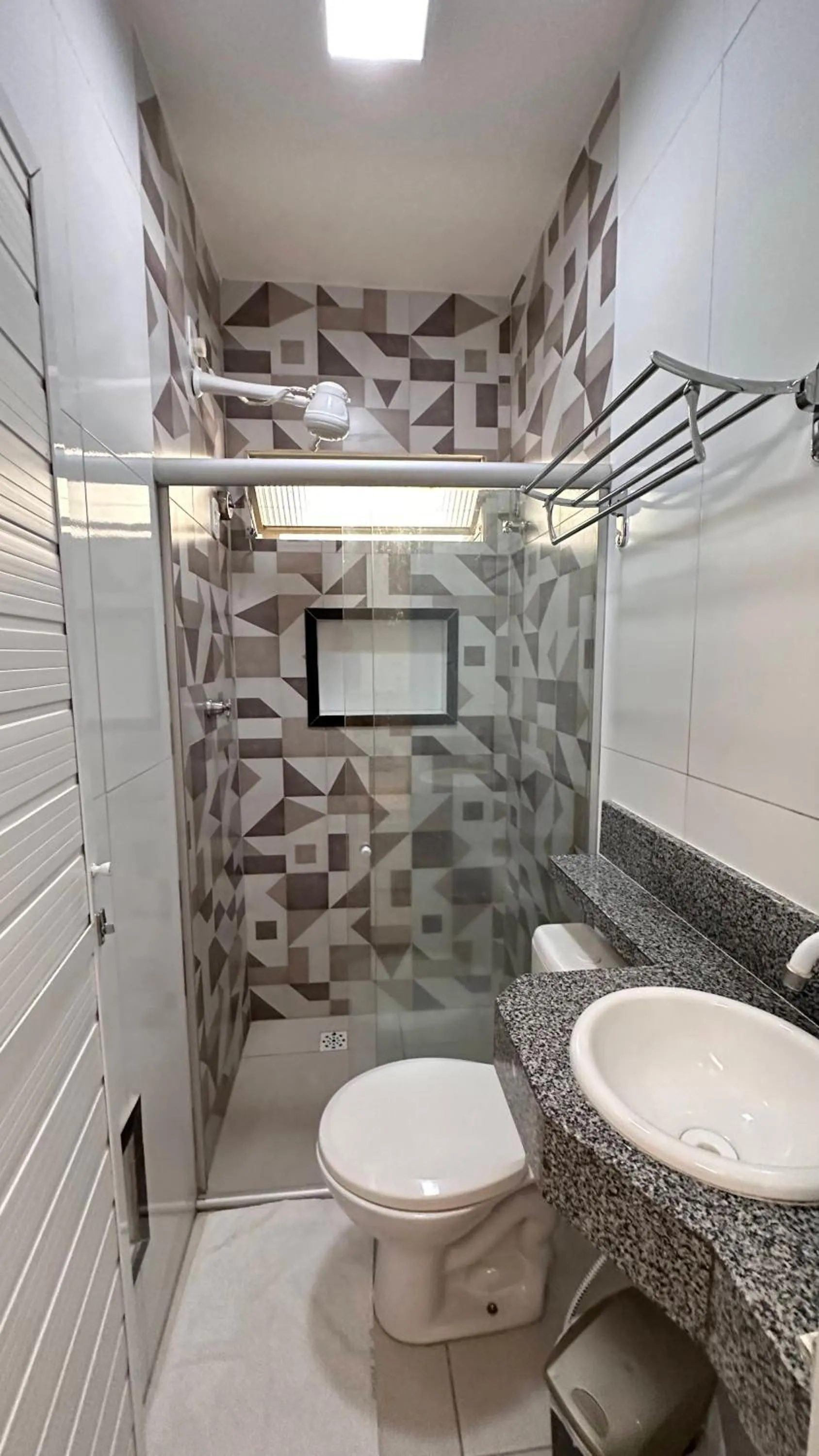 Shower in Pousada São Luiz