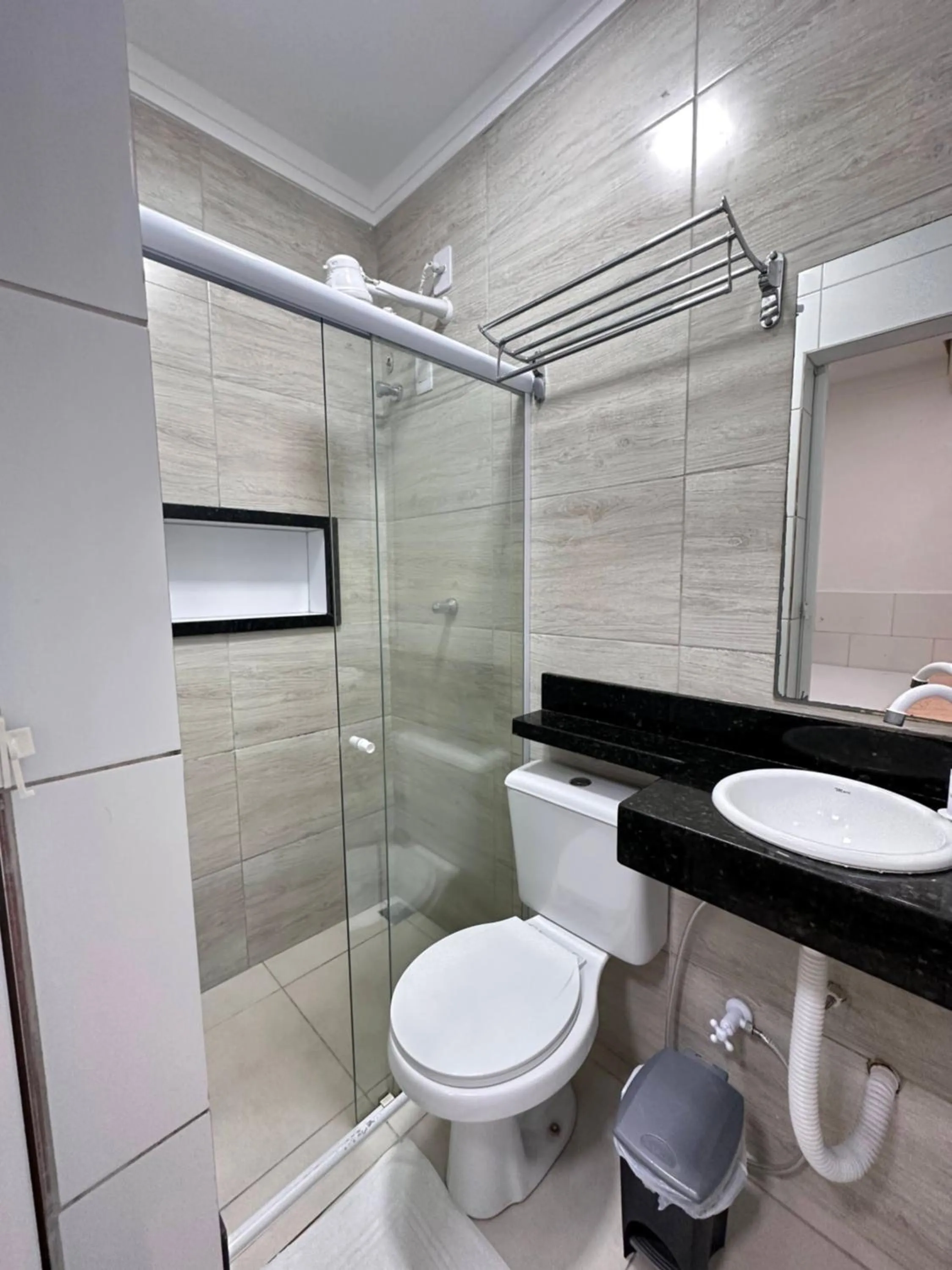 Shower in Pousada São Luiz