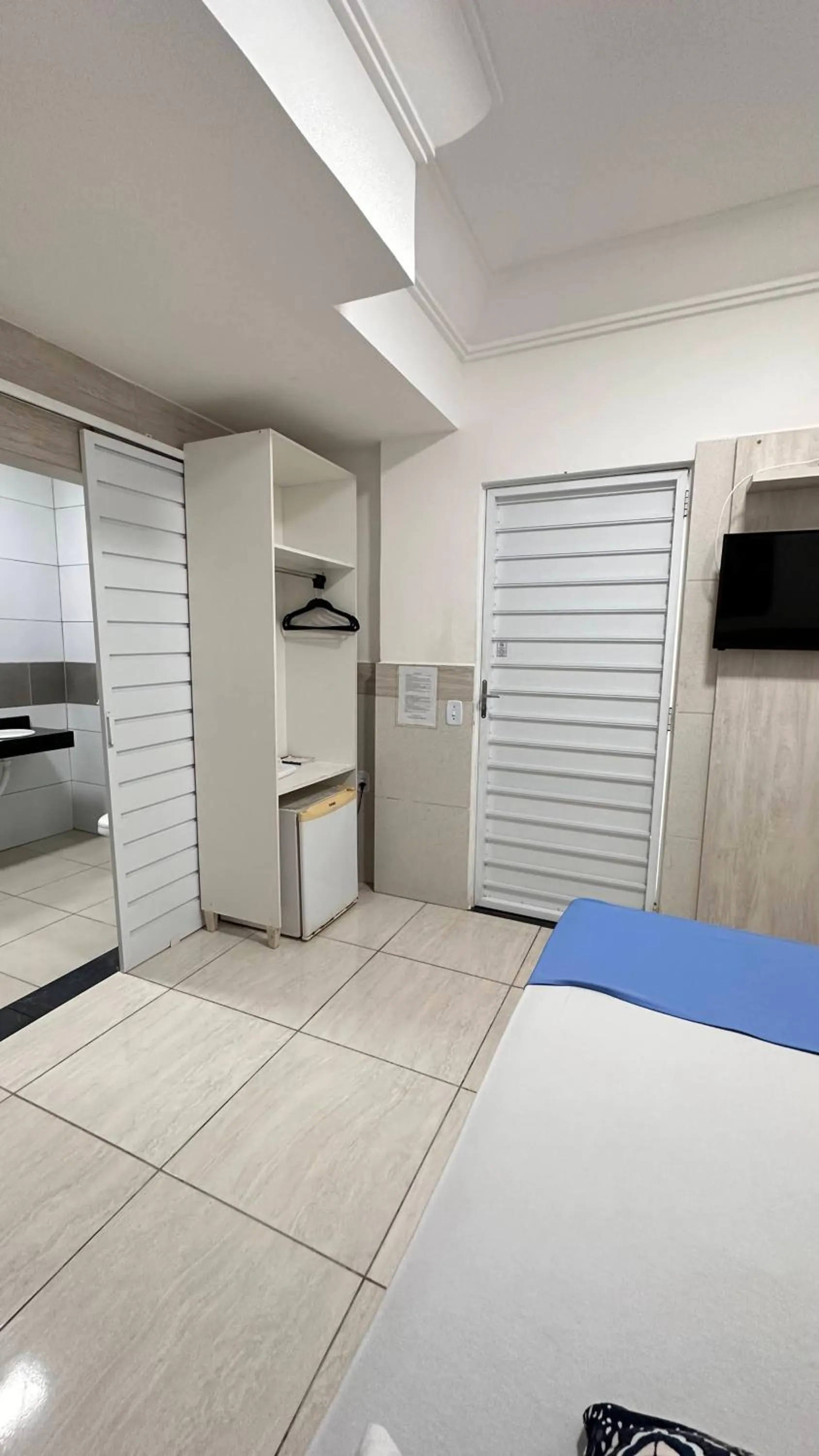 Bed in Pousada São Luiz