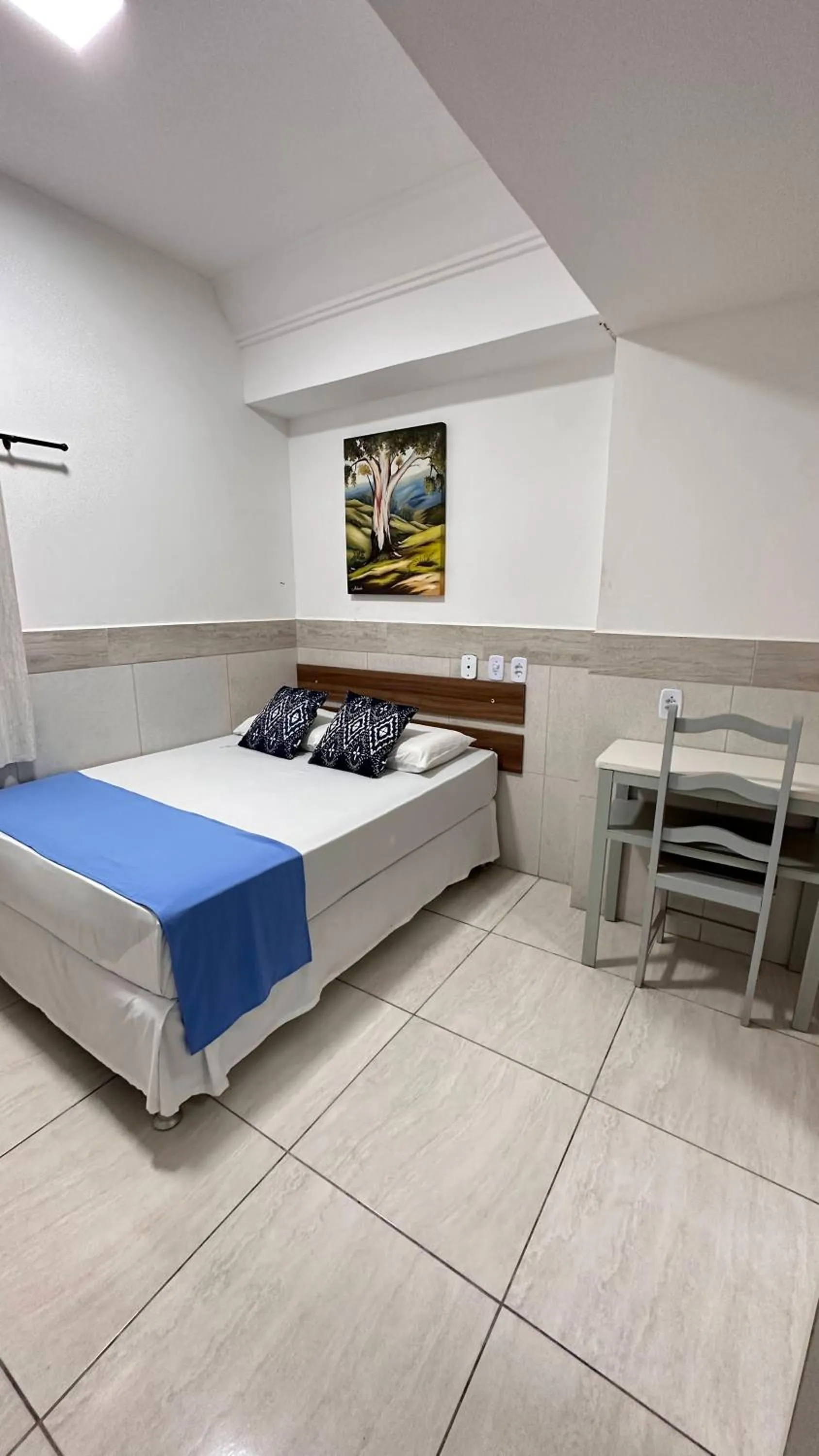 Bed in Pousada São Luiz