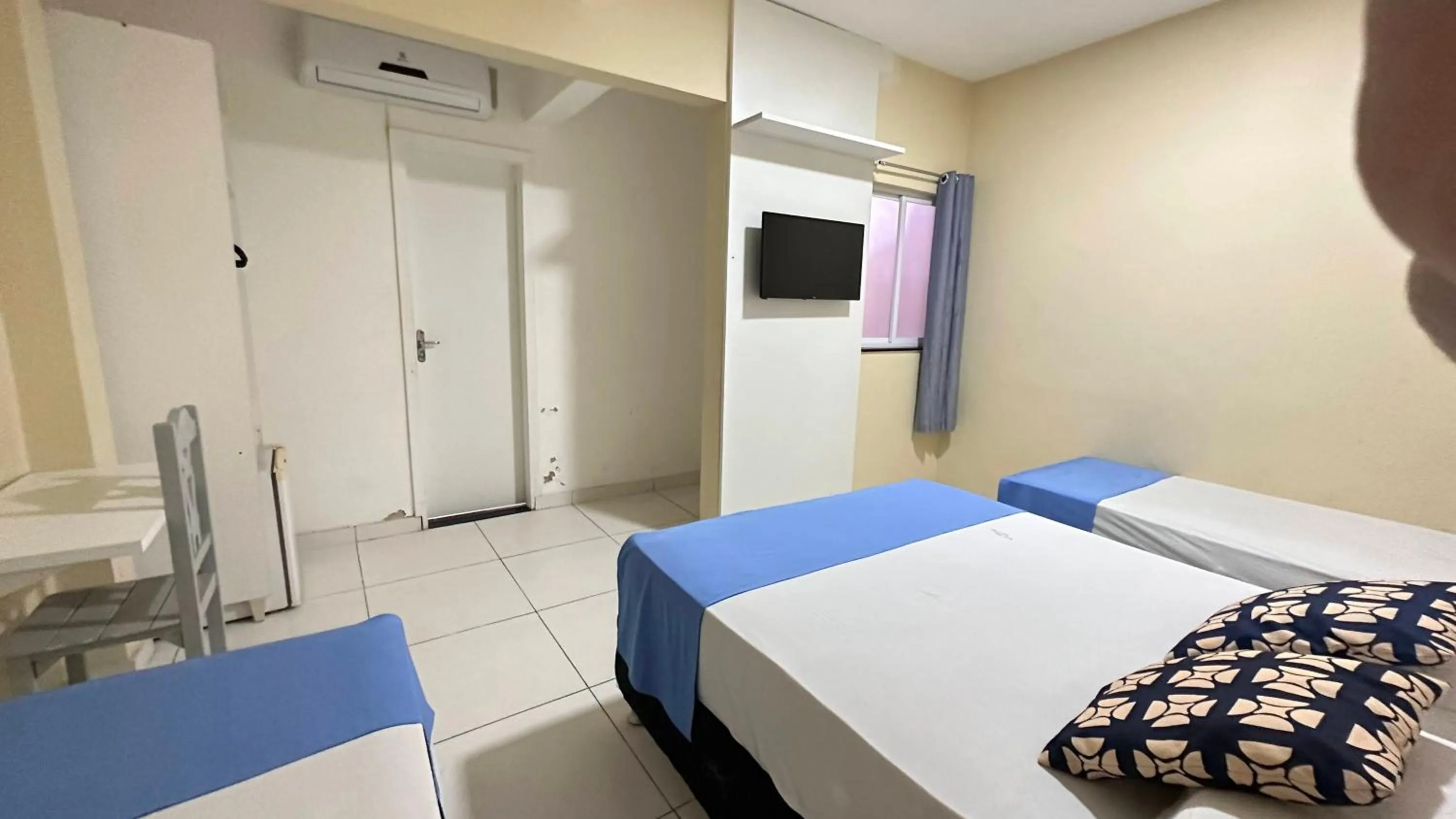 Bed in Pousada São Luiz