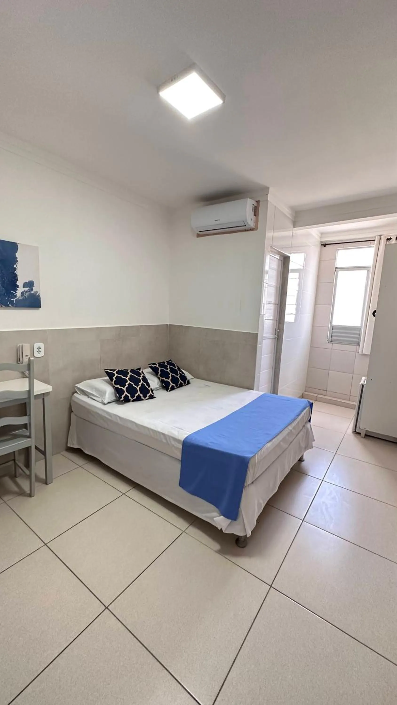 Bed in Pousada São Luiz