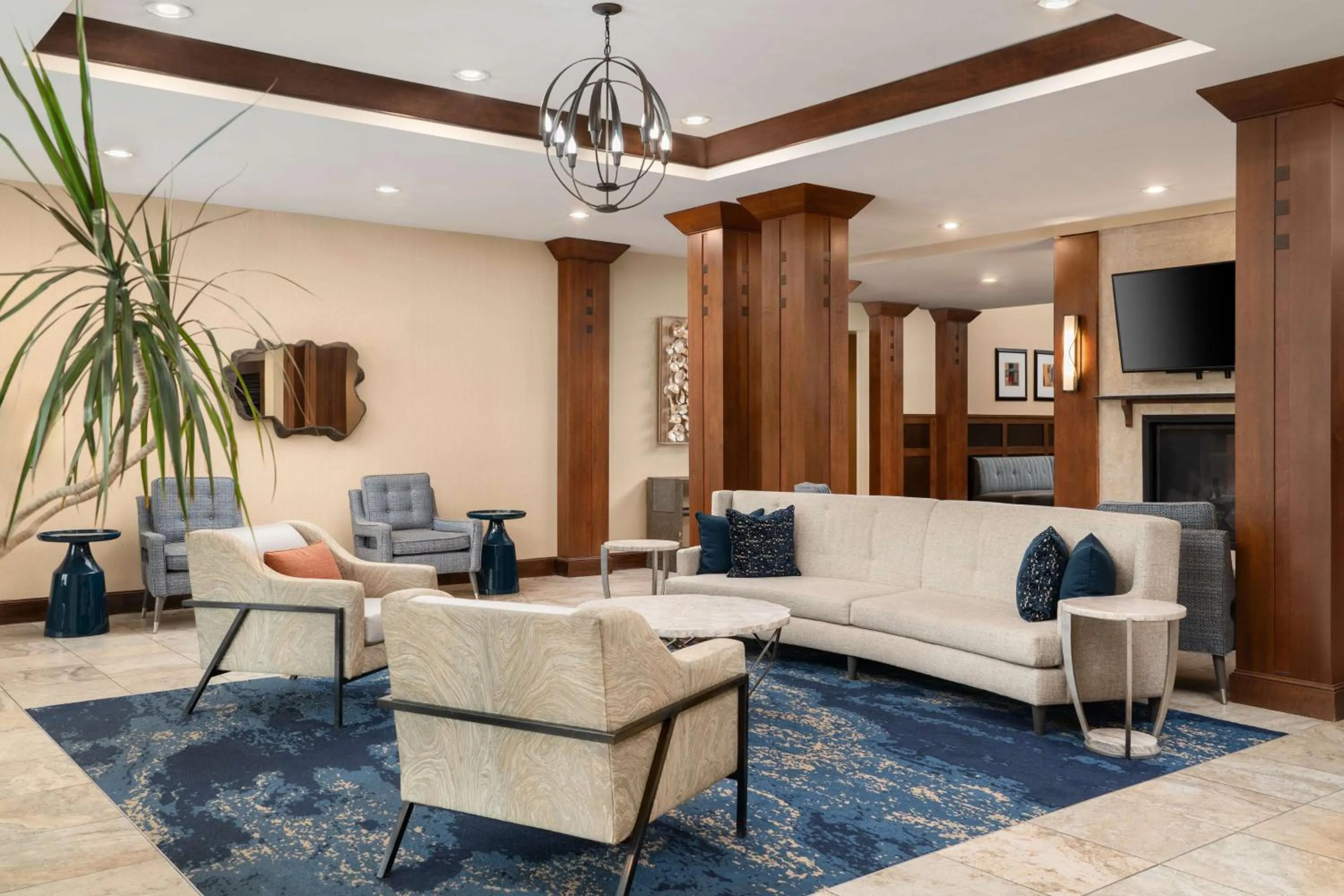 Lobby or reception in Homewood Suites by Hilton Newport-Middletown