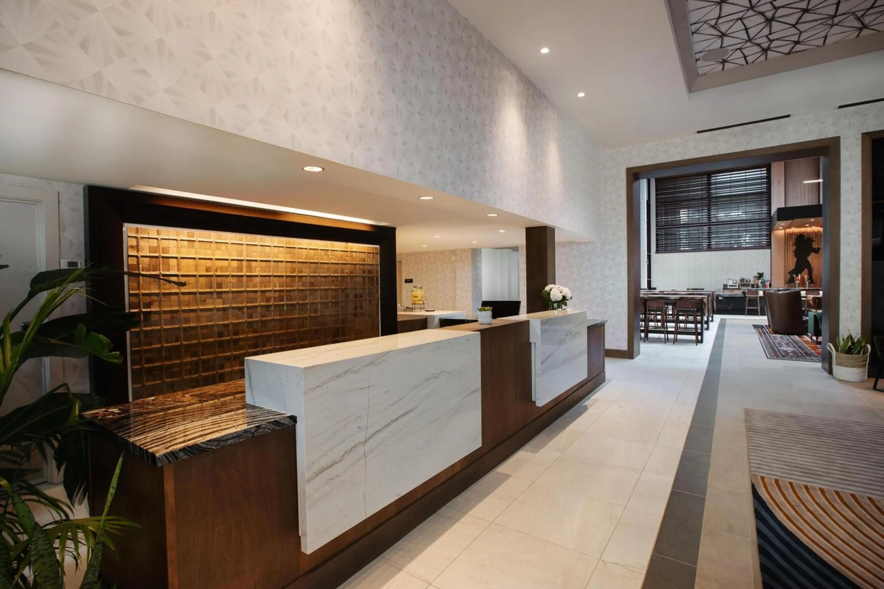 Lobby or reception in The Beeman Hotel