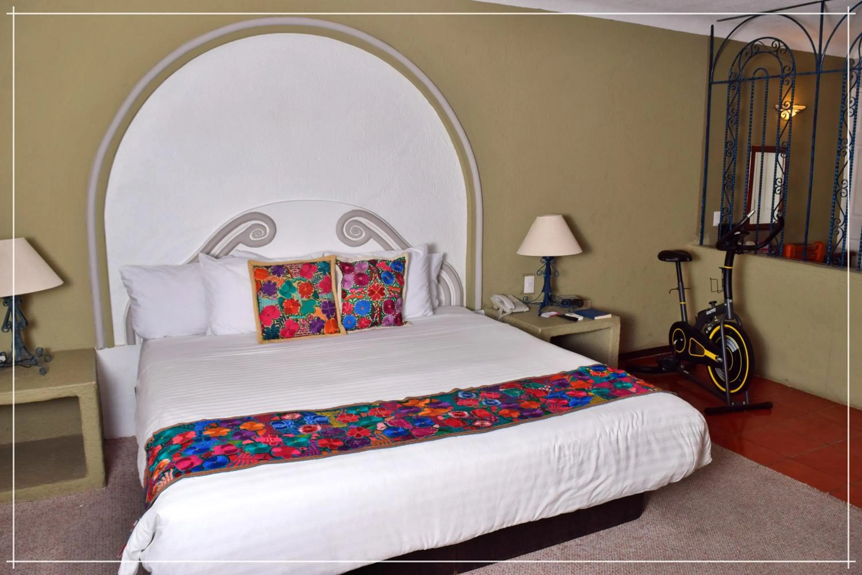 Bed in Hotel Real de Minas Tradicional