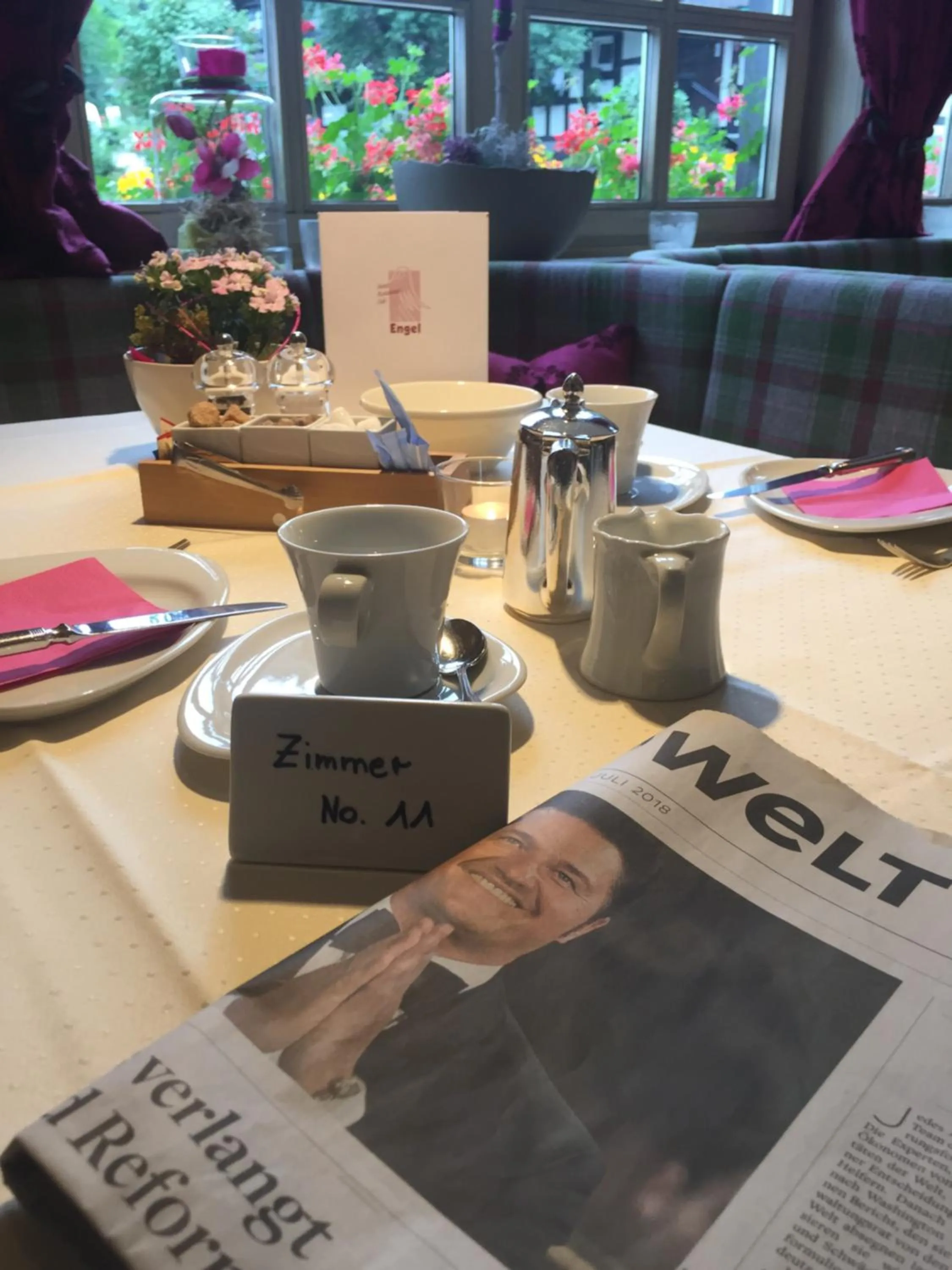 Breakfast in Hotel Restaurant Der Engel, Sasbachwalden