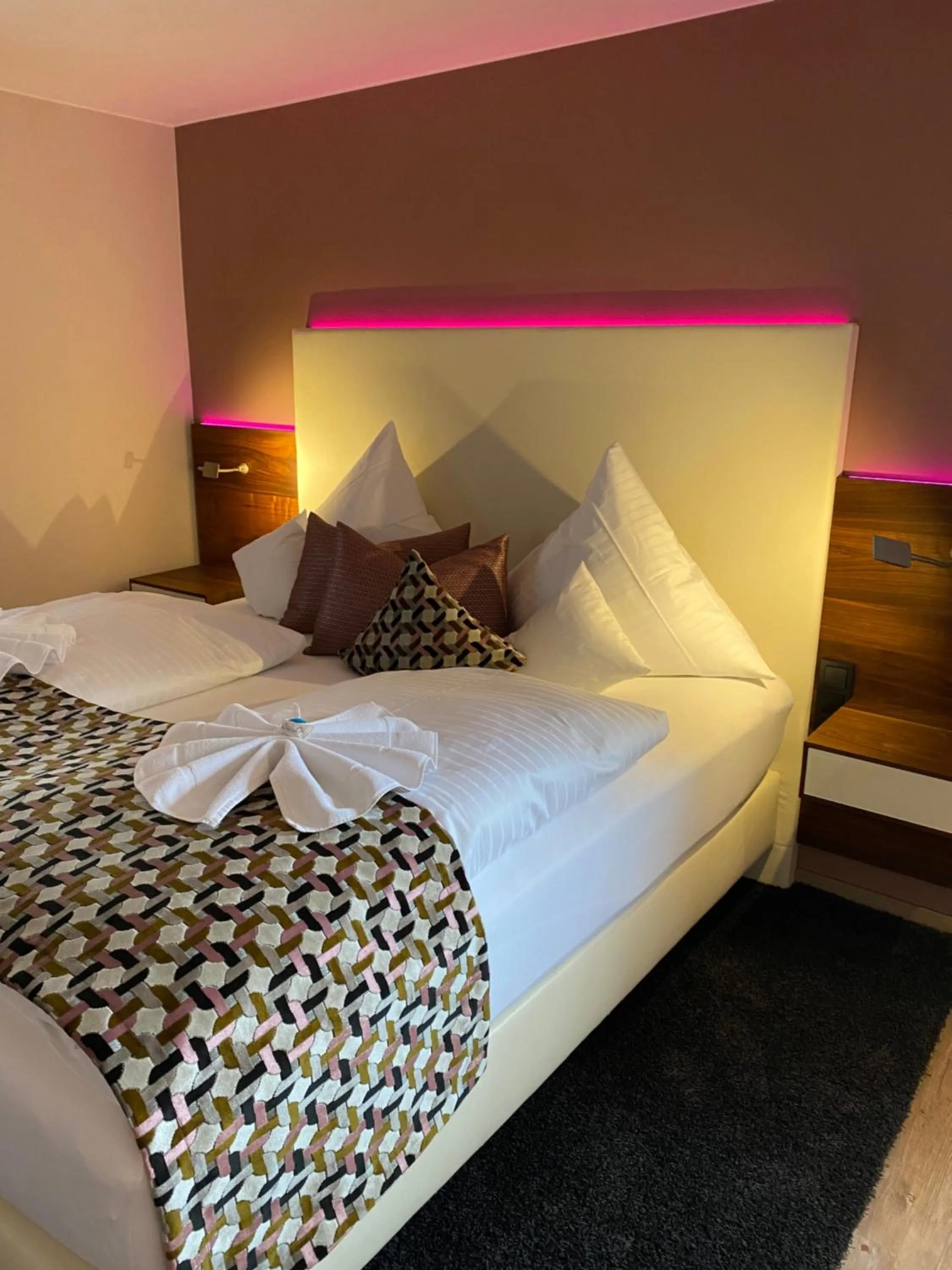 Bed in Hotel Restaurant Der Engel, Sasbachwalden