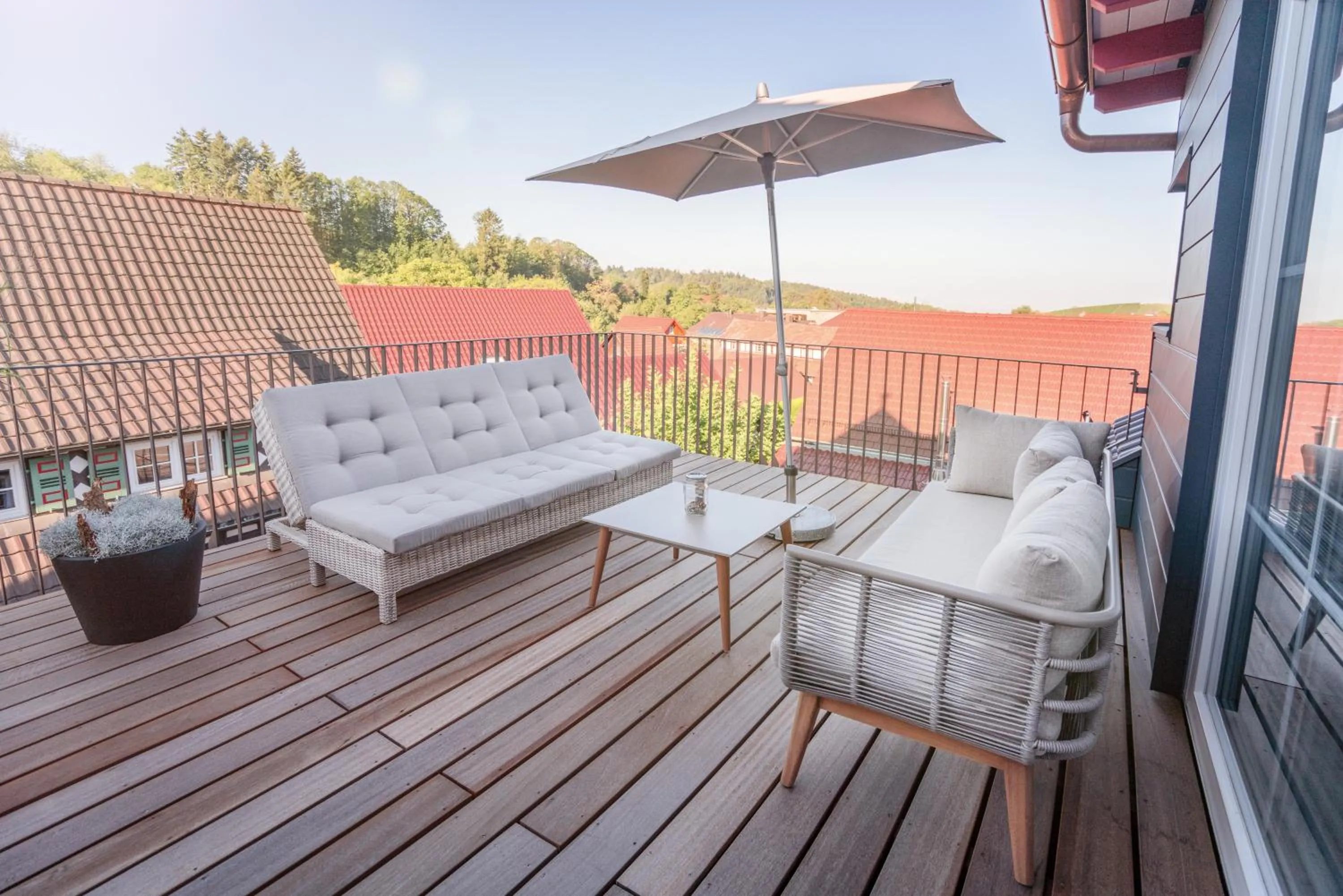 Balcony/Terrace in Hotel Restaurant Der Engel, Sasbachwalden