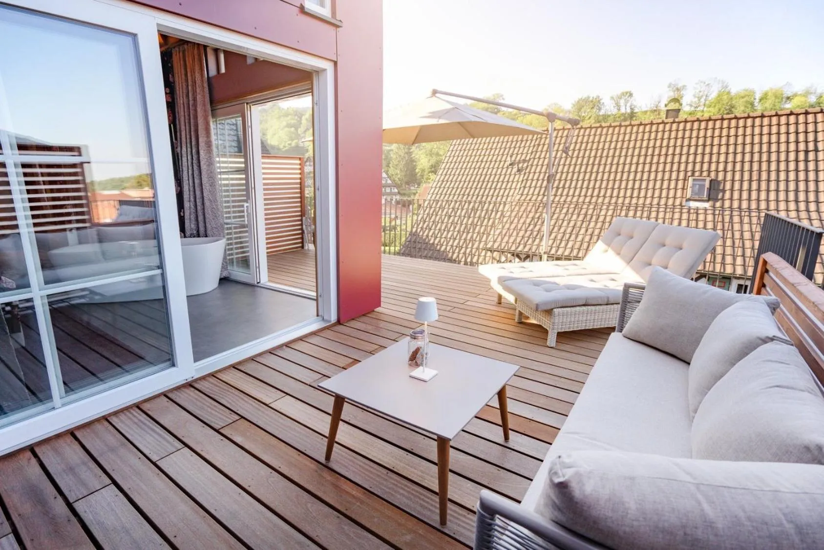 Balcony/Terrace in Hotel Restaurant Der Engel, Sasbachwalden