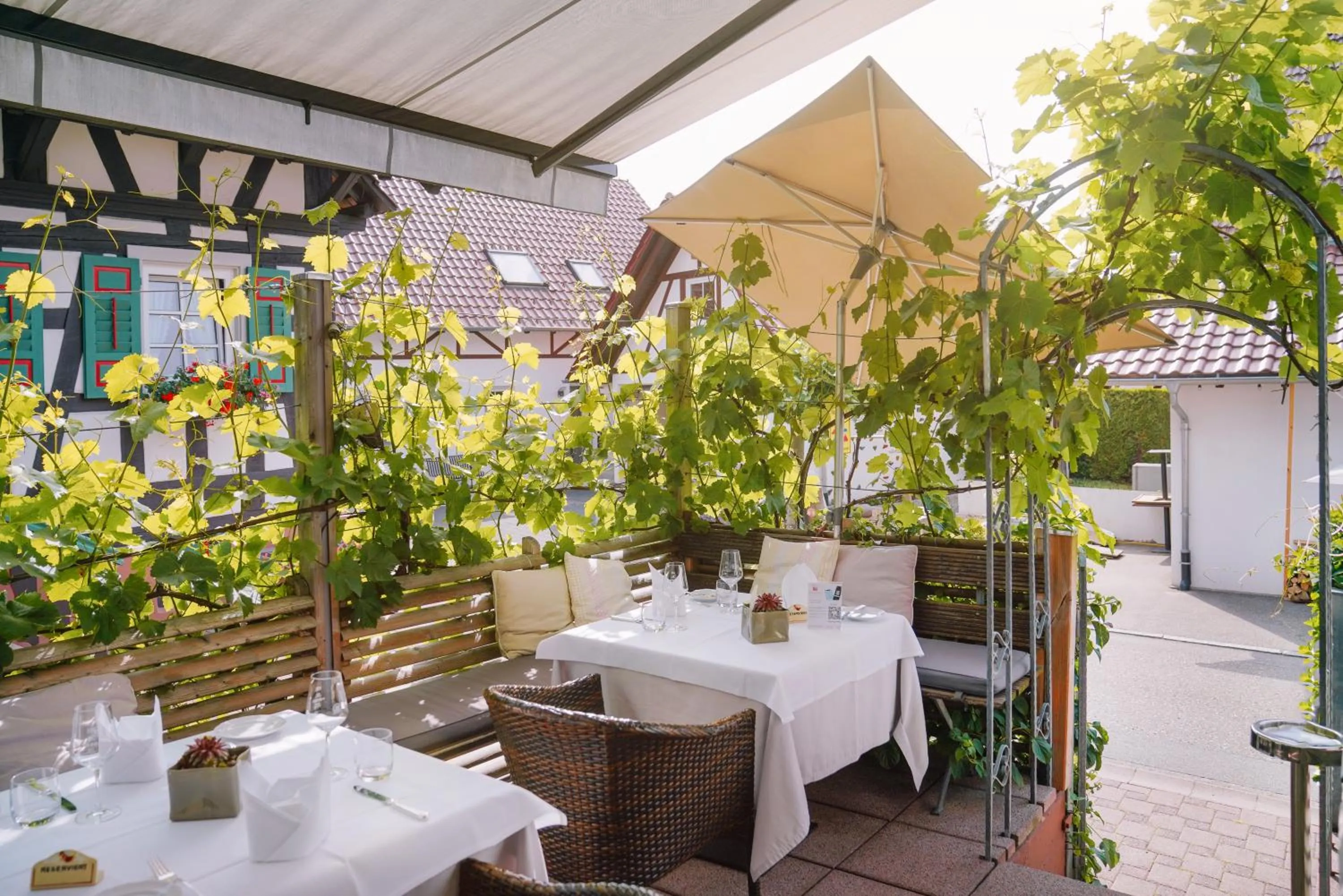 Patio in Hotel Restaurant Der Engel, Sasbachwalden