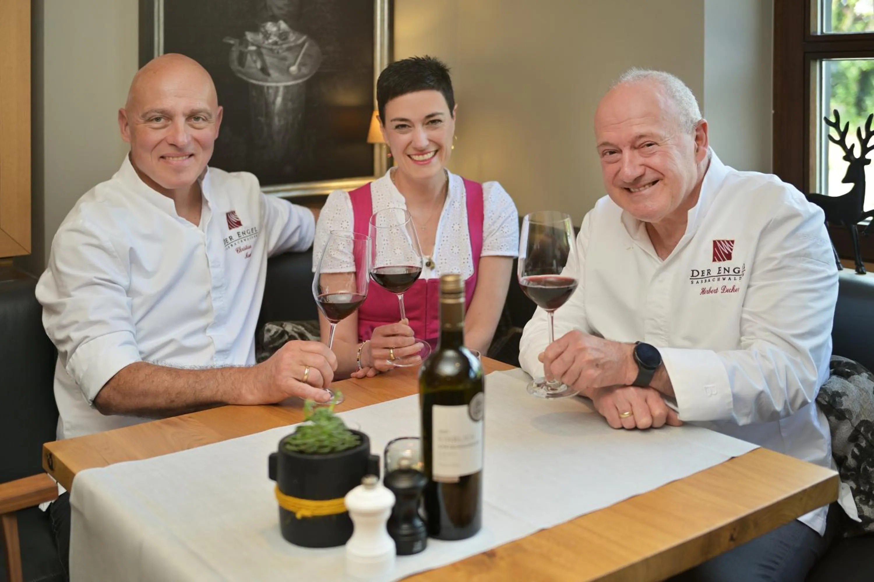 People in Hotel Restaurant Der Engel, Sasbachwalden