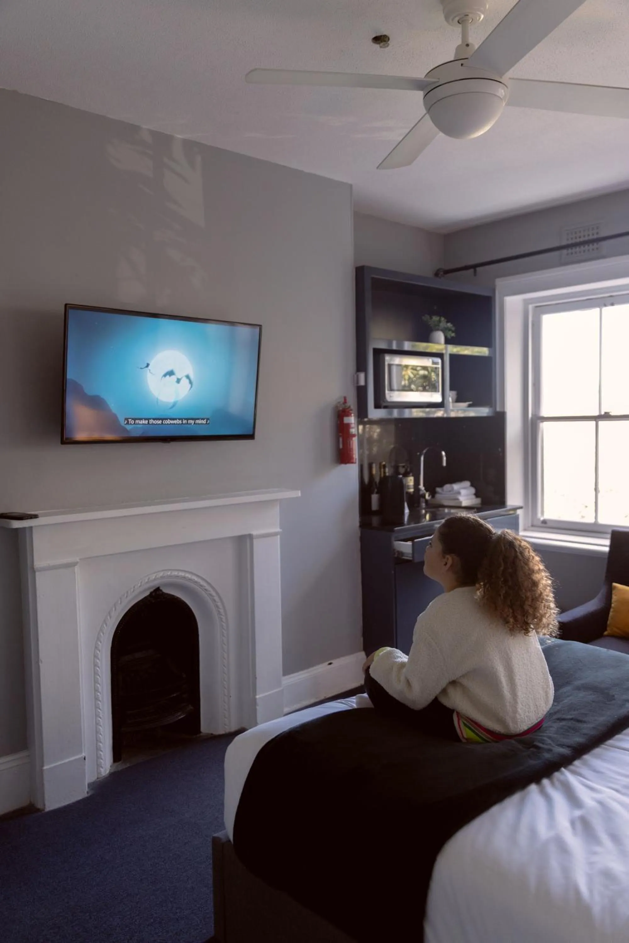 Bedroom, Bed in Bayswater Boutique Lodge - Potts Point