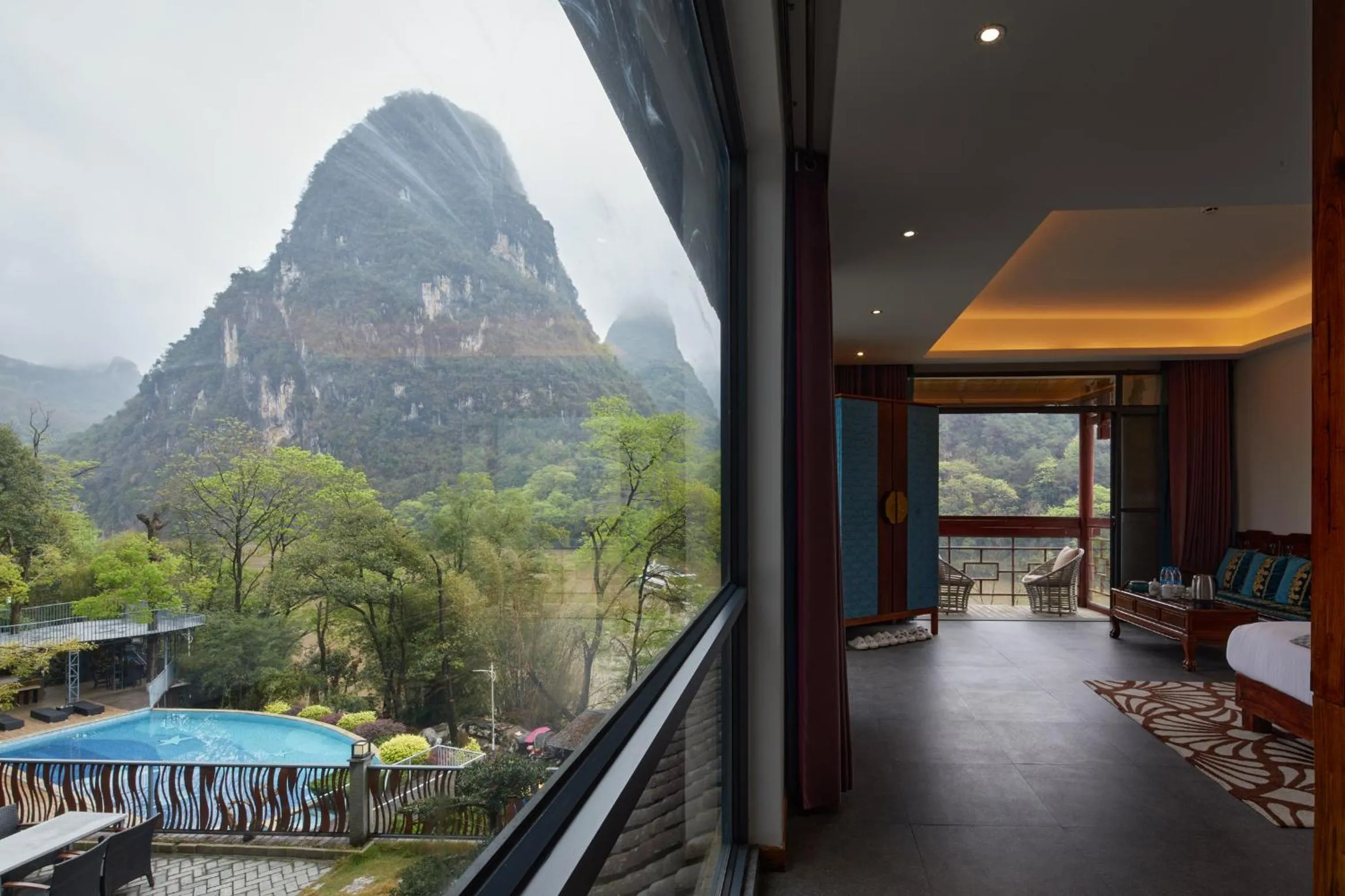 River view in Li River Resort