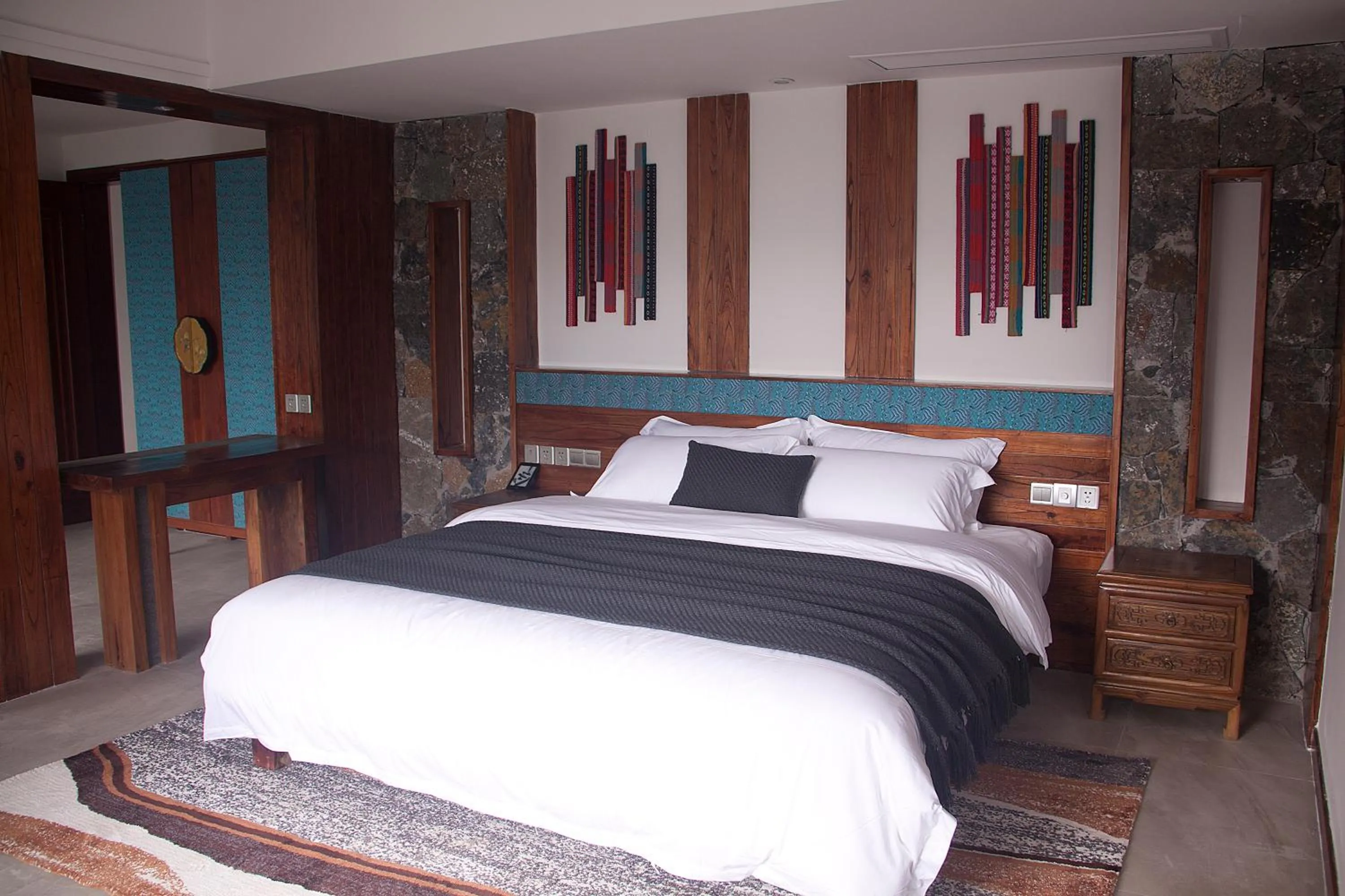 Bedroom, Bed in Li River Resort