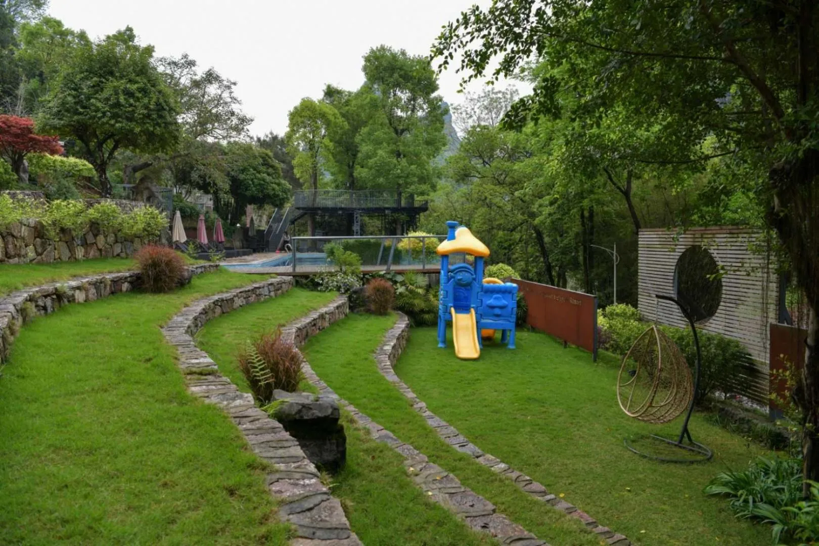 Garden in Li River Resort