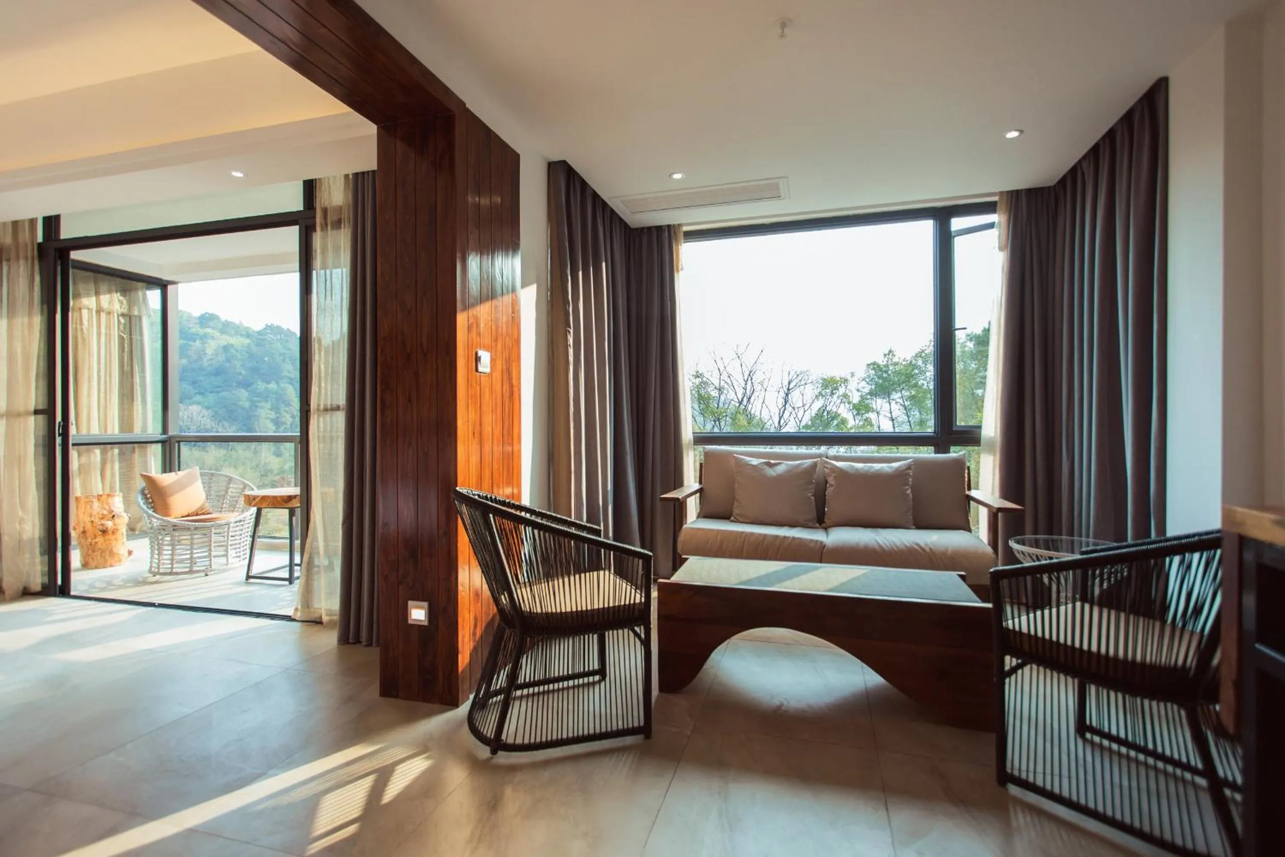 Balcony/Terrace in Li River Resort