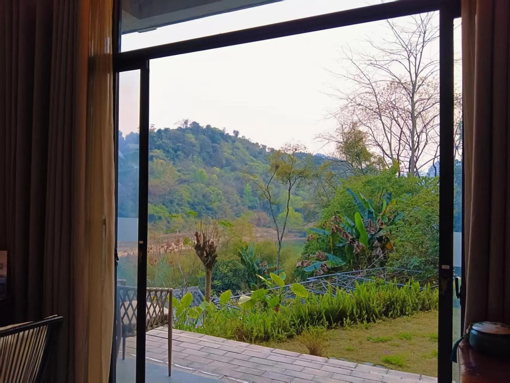 Garden view in Li River Resort