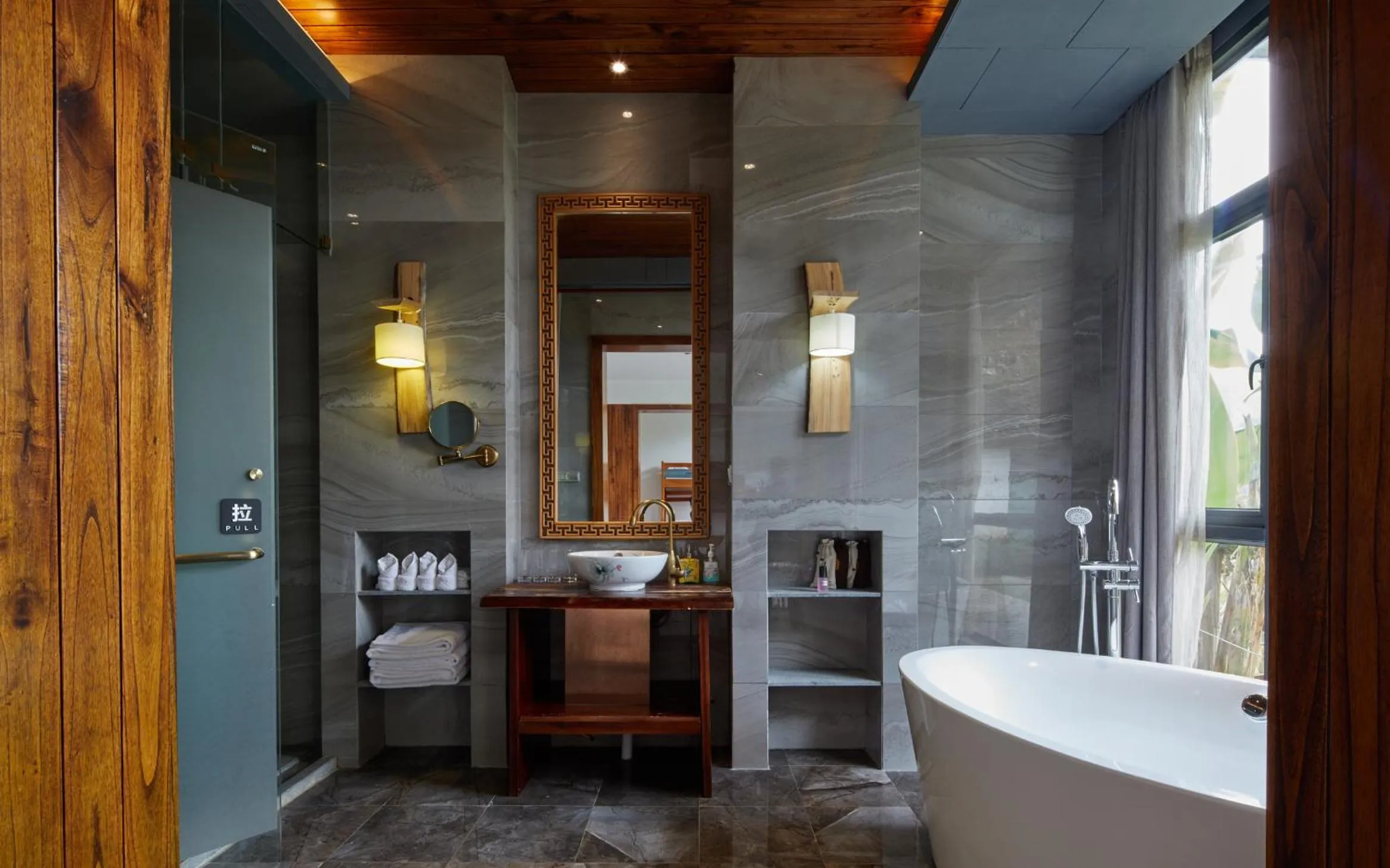 Bathroom in Li River Resort