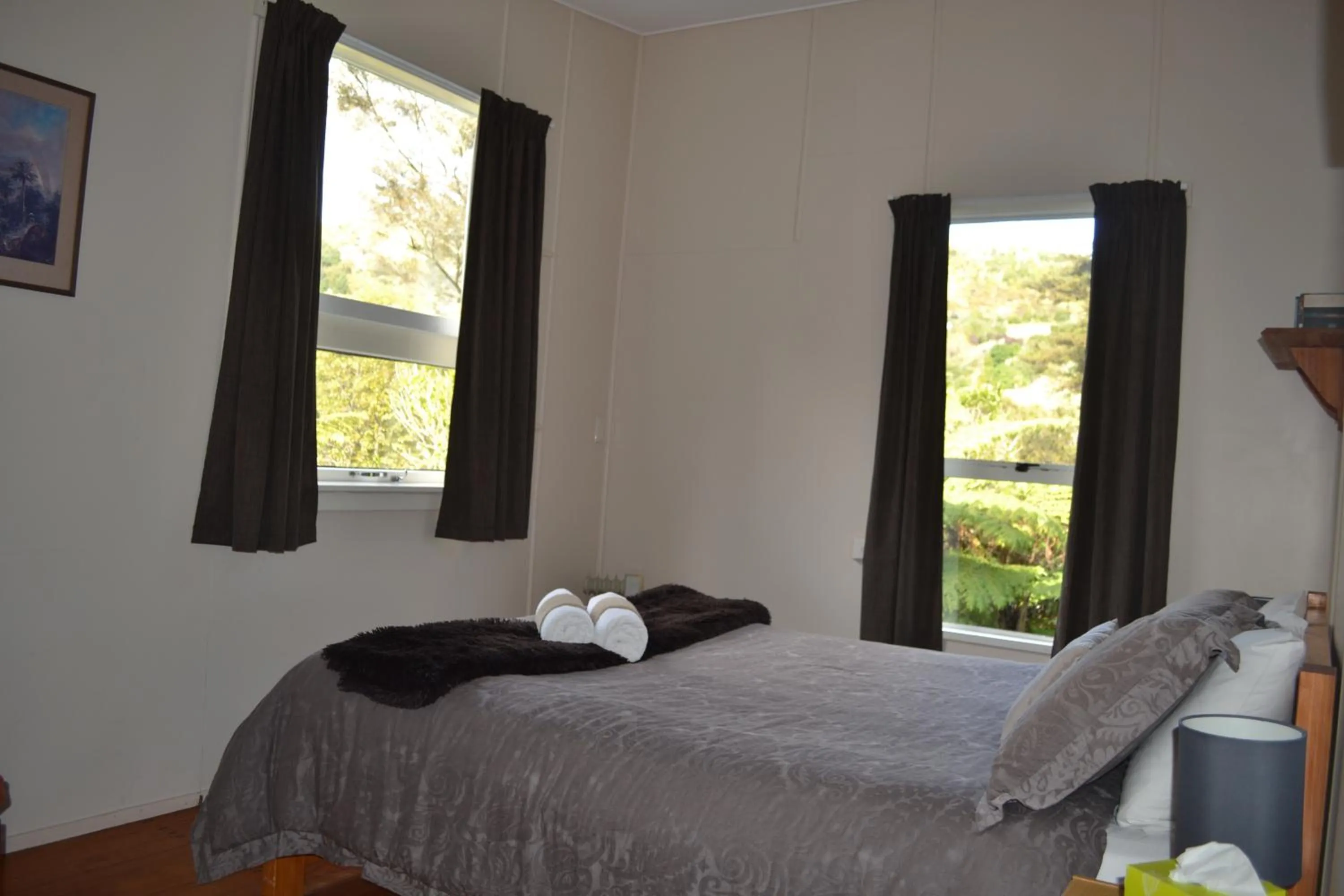 Bedroom, Bed in Te Mata Lodge