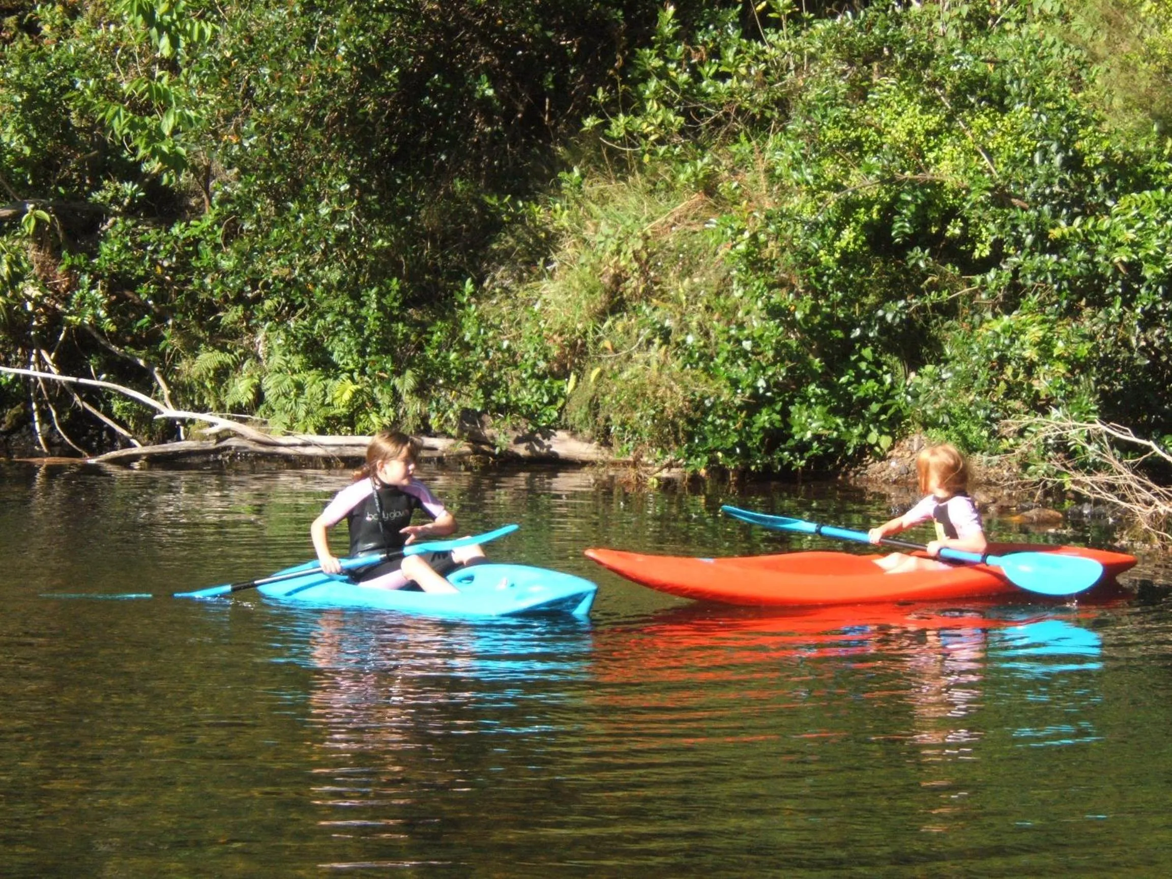 Canoeing in Te Mata Lodge