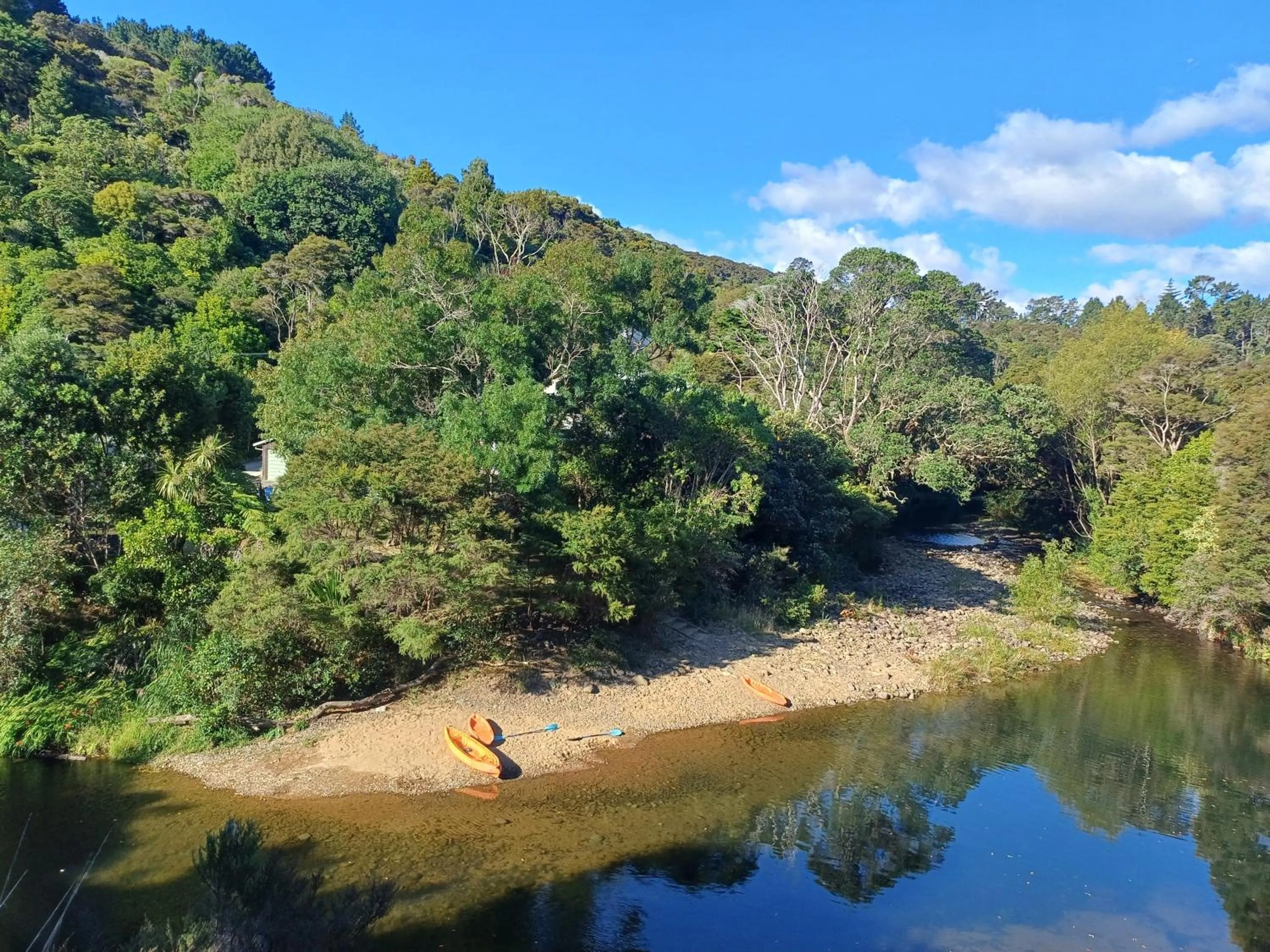 Natural landscape in Te Mata Lodge