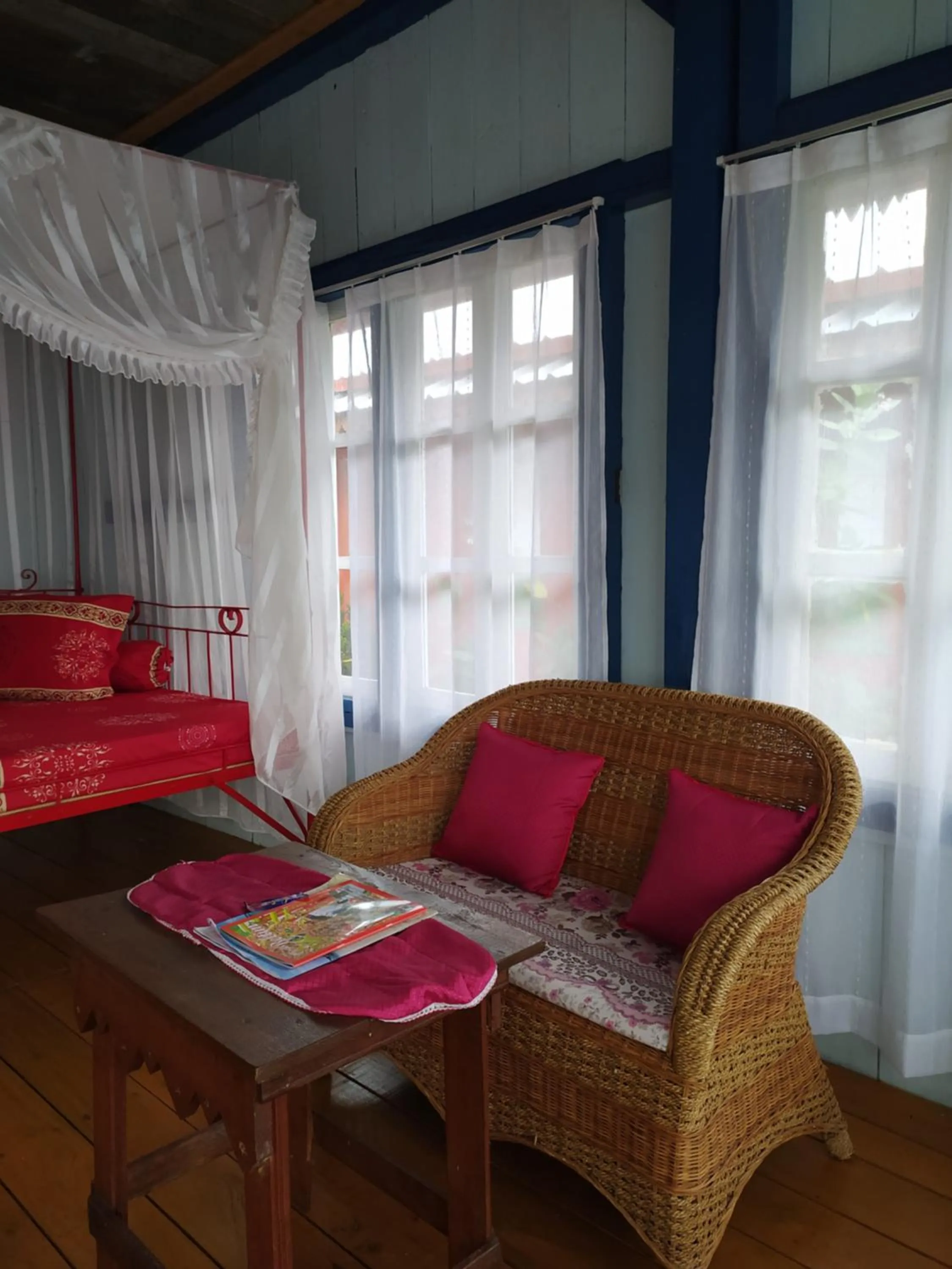 Bed in Rock and Wreck Dive Resort