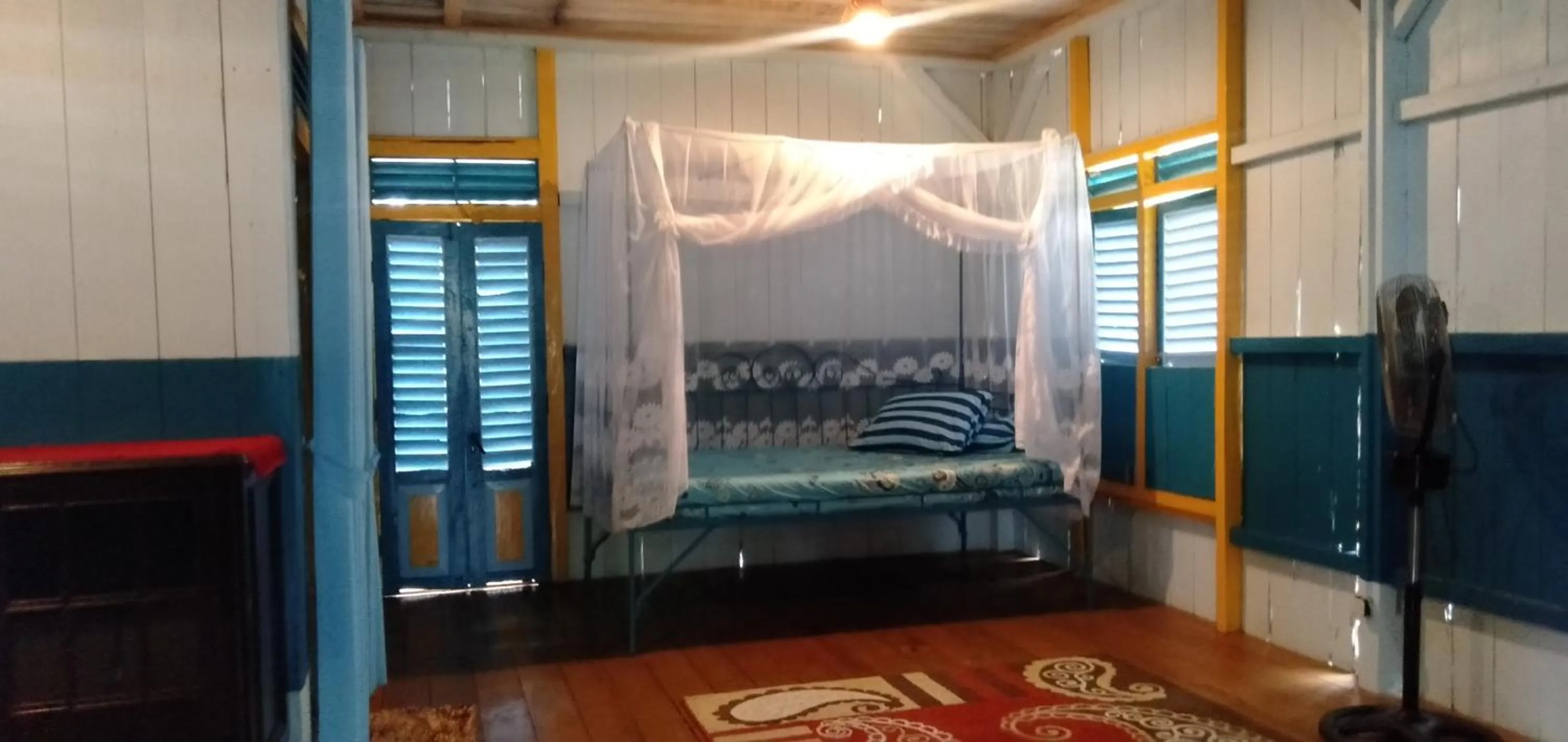 Bed in Rock and Wreck Dive Resort