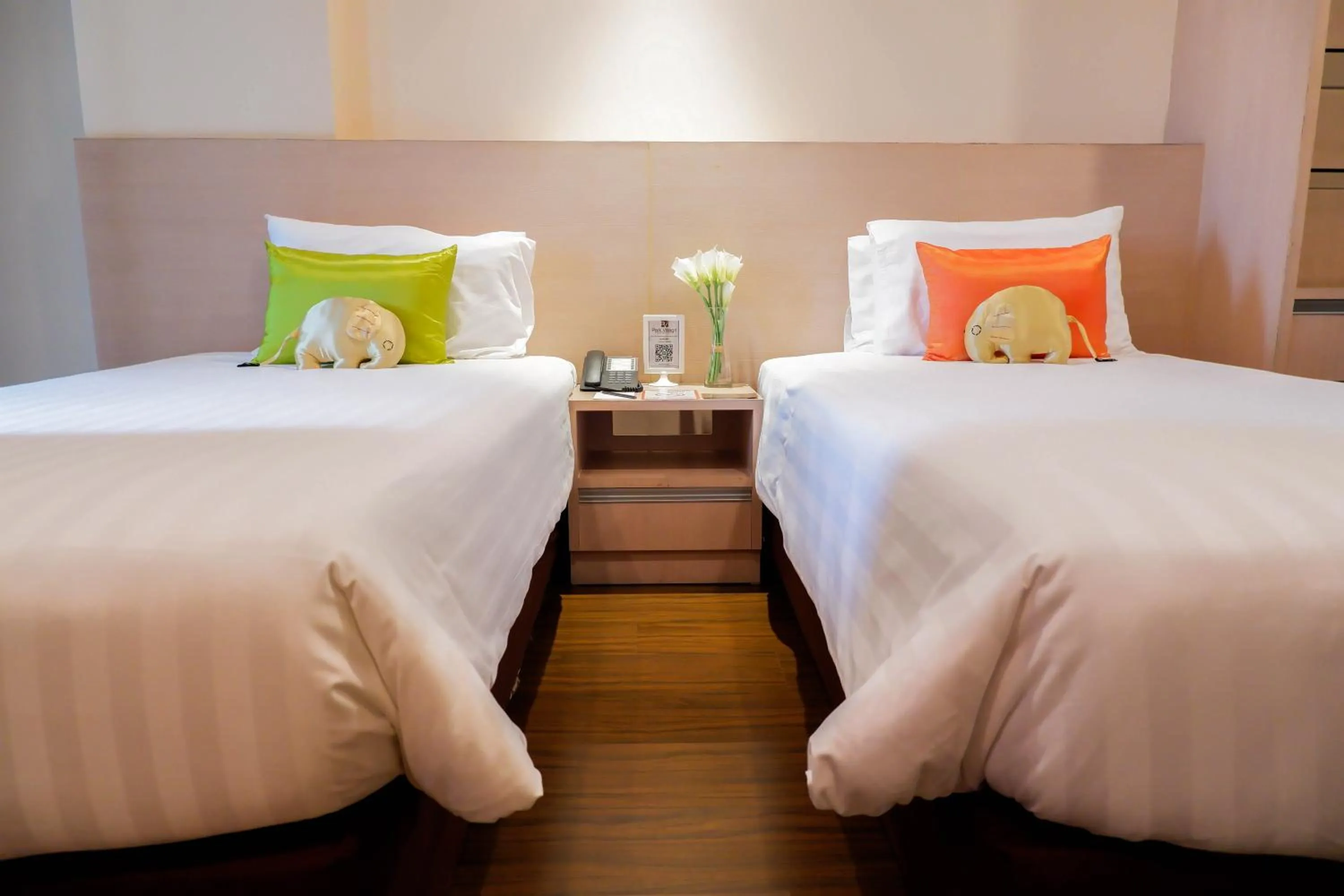 Bedroom, Bed in Park Village Rama II