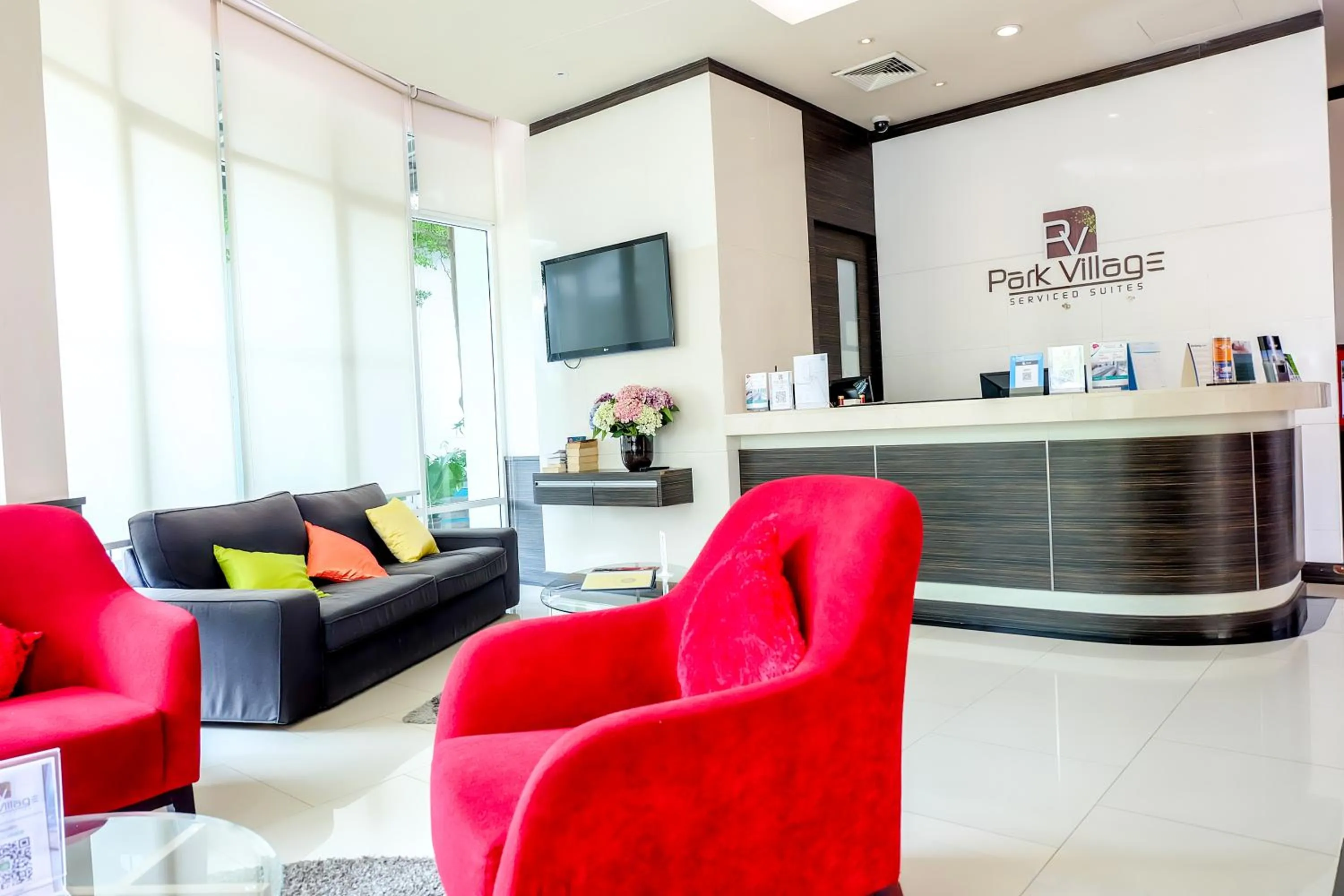 Lobby or reception in Park Village Rama II
