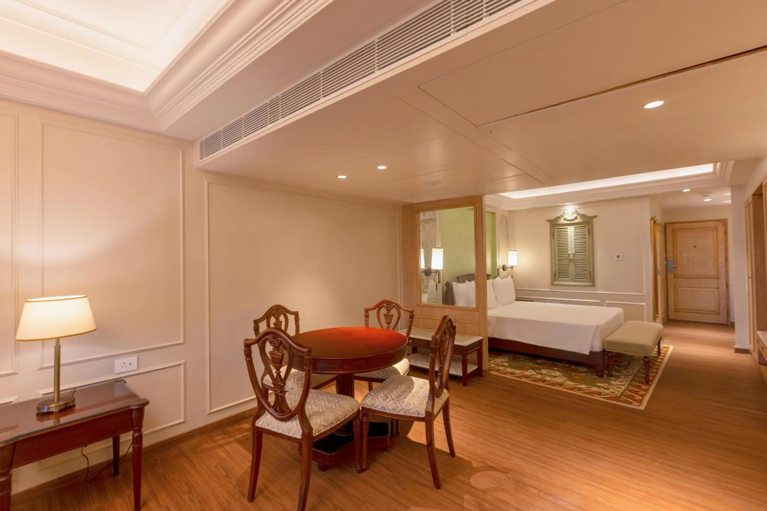 Bed in Namah Nainital, a member of Radisson Individuals Retreats