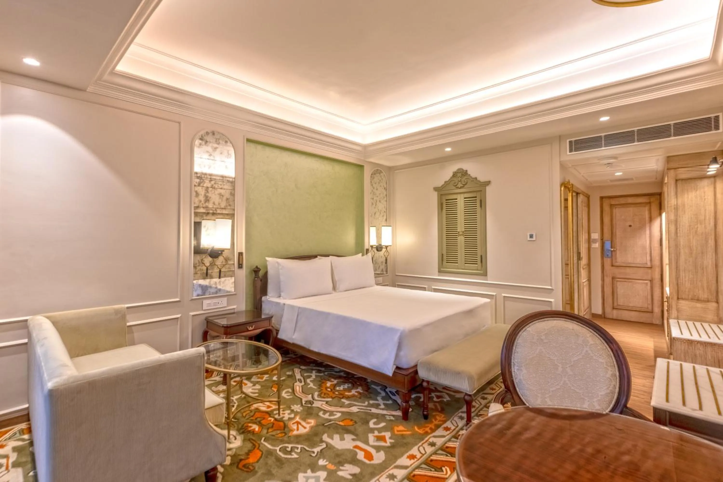 Bed in Namah Nainital, a member of Radisson Individuals Retreats