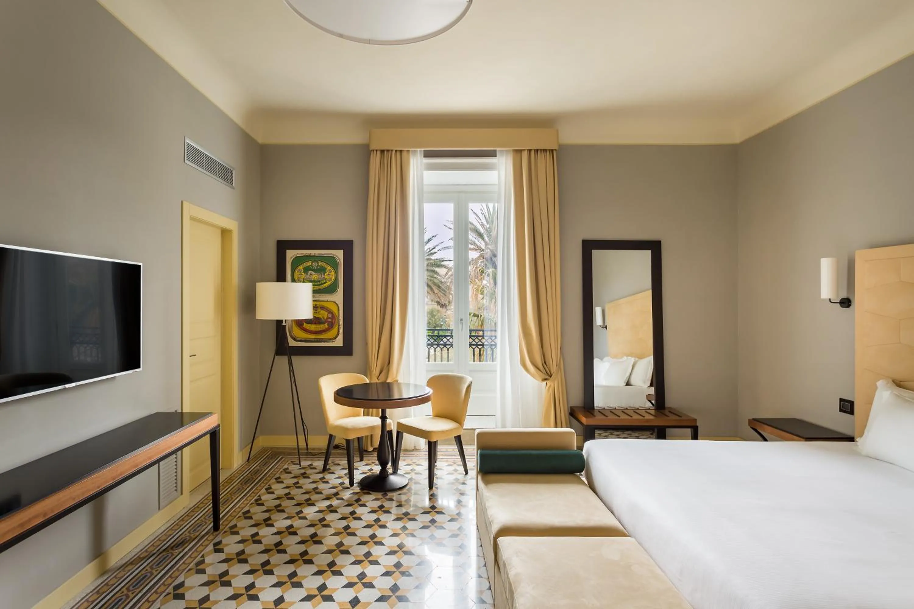 TV and multimedia, Bed in Room Of Andrea Hotel