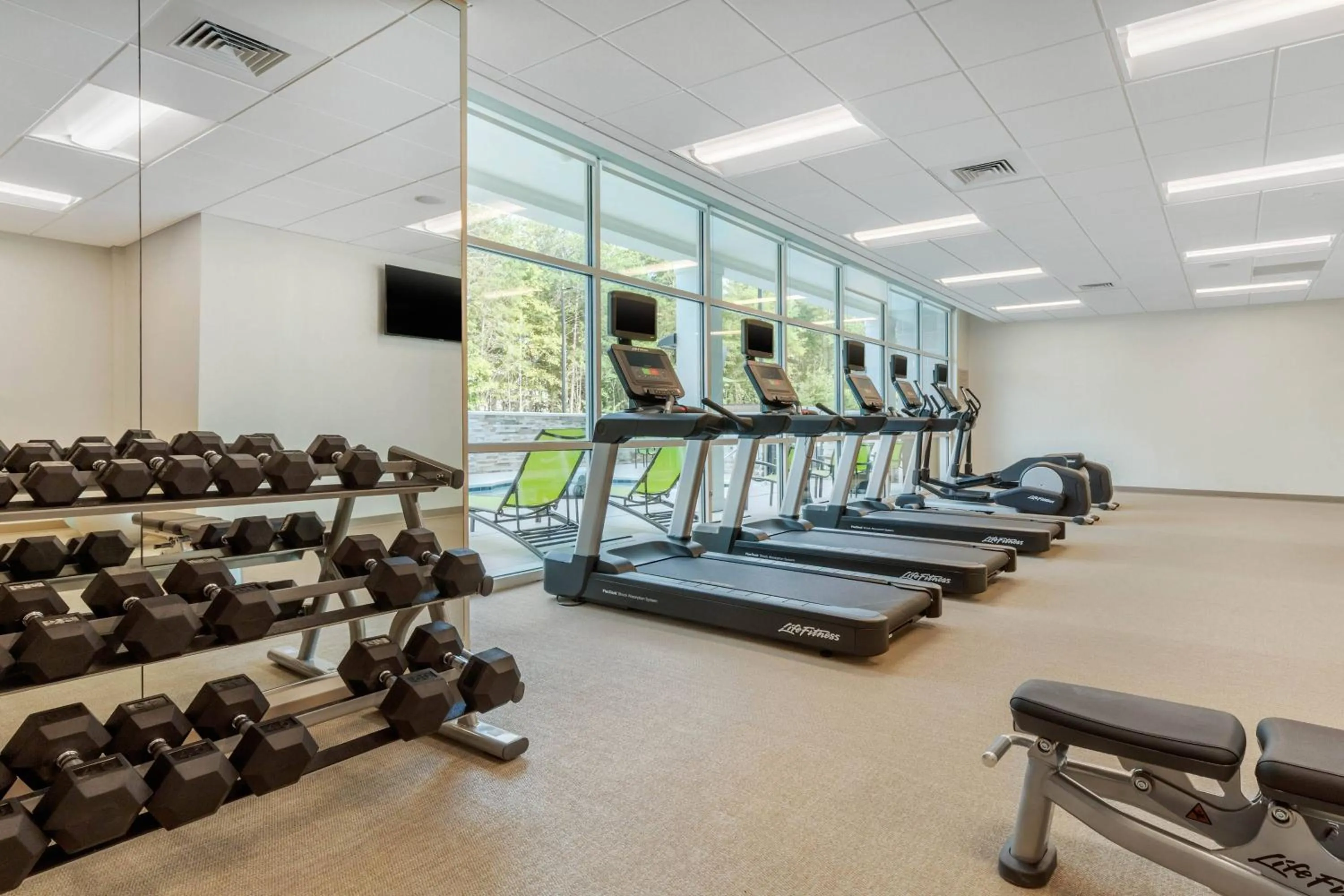 Fitness centre/facilities in SpringHill Suites Charlotte Southwest