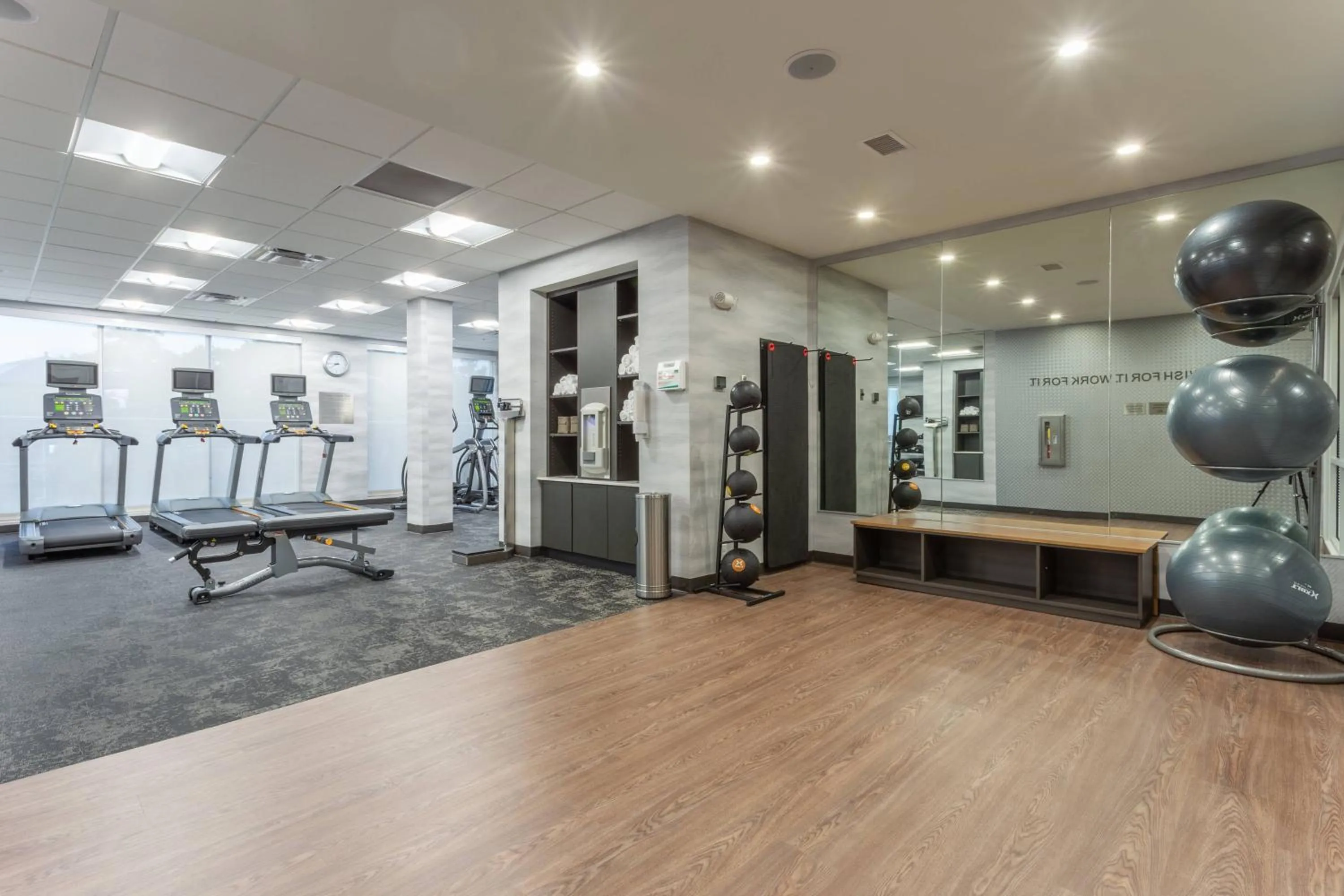 Fitness centre/facilities in Fairfield Inn & Suites Franklin
