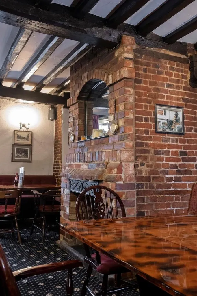 Decorative detail in The Crown Hotel