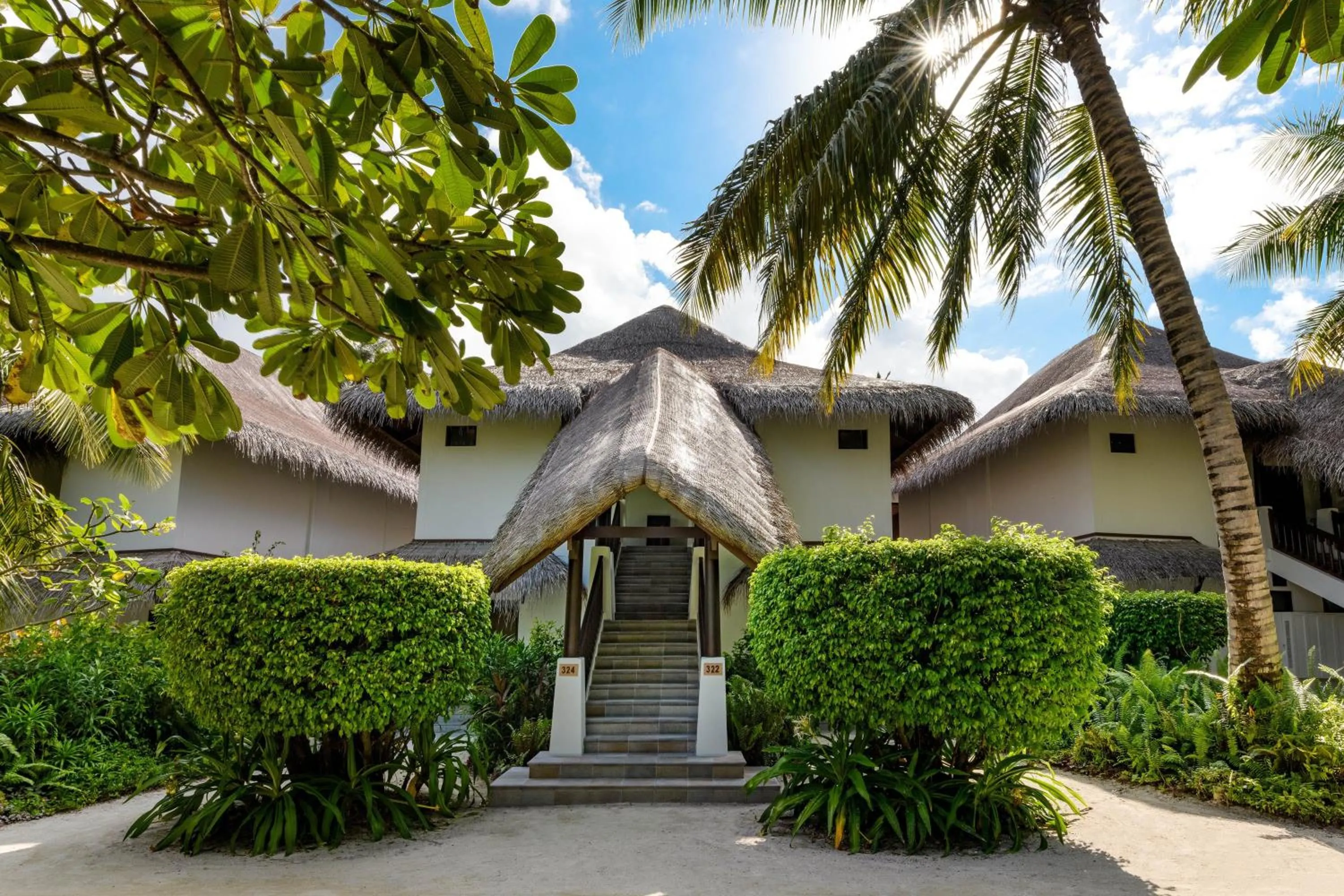 Property building in Sheraton Maldives Full Moon Resort & Spa