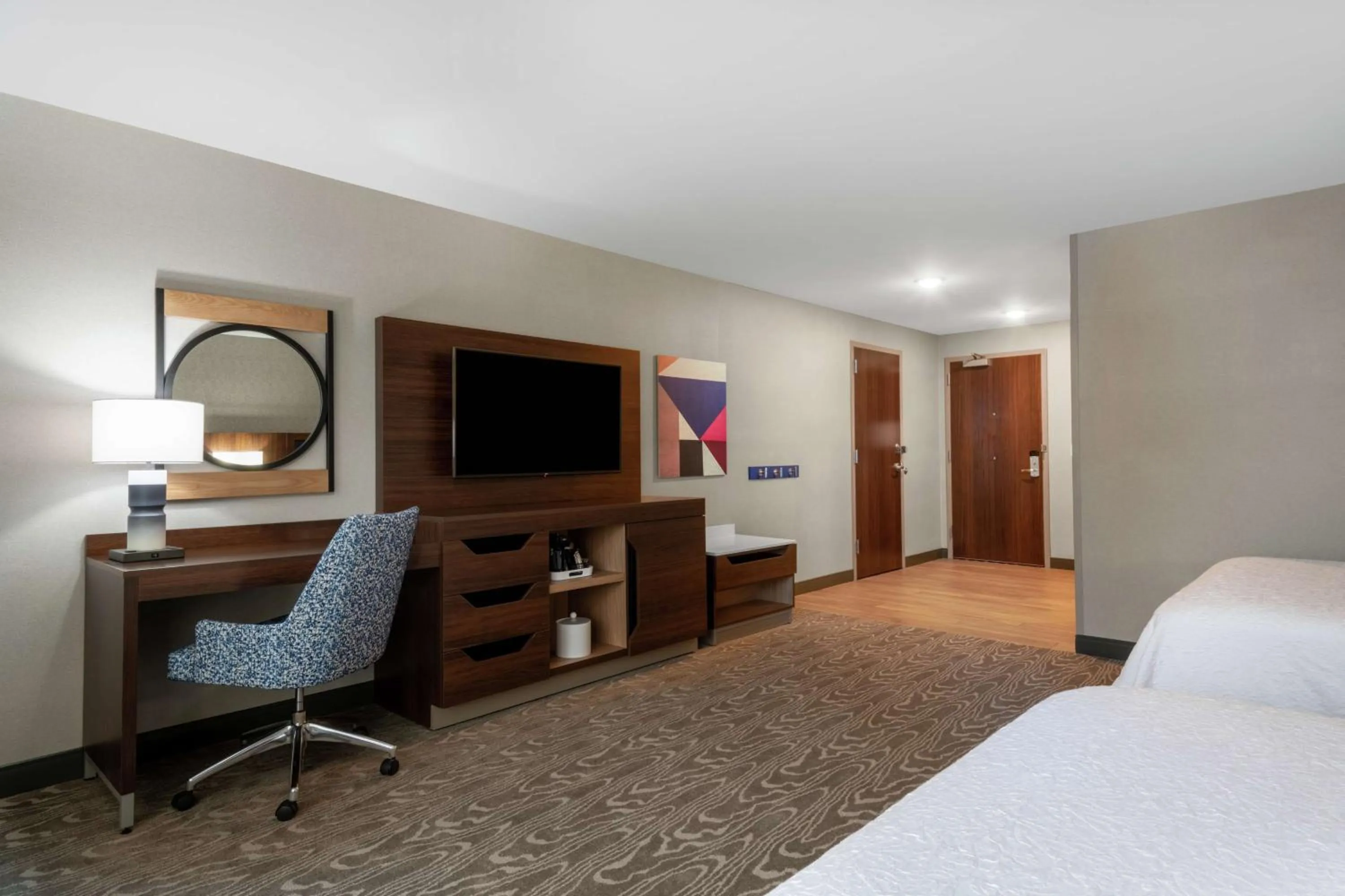 Bedroom, Bed in Hampton Inn & Suites Fort Wayne Downtown